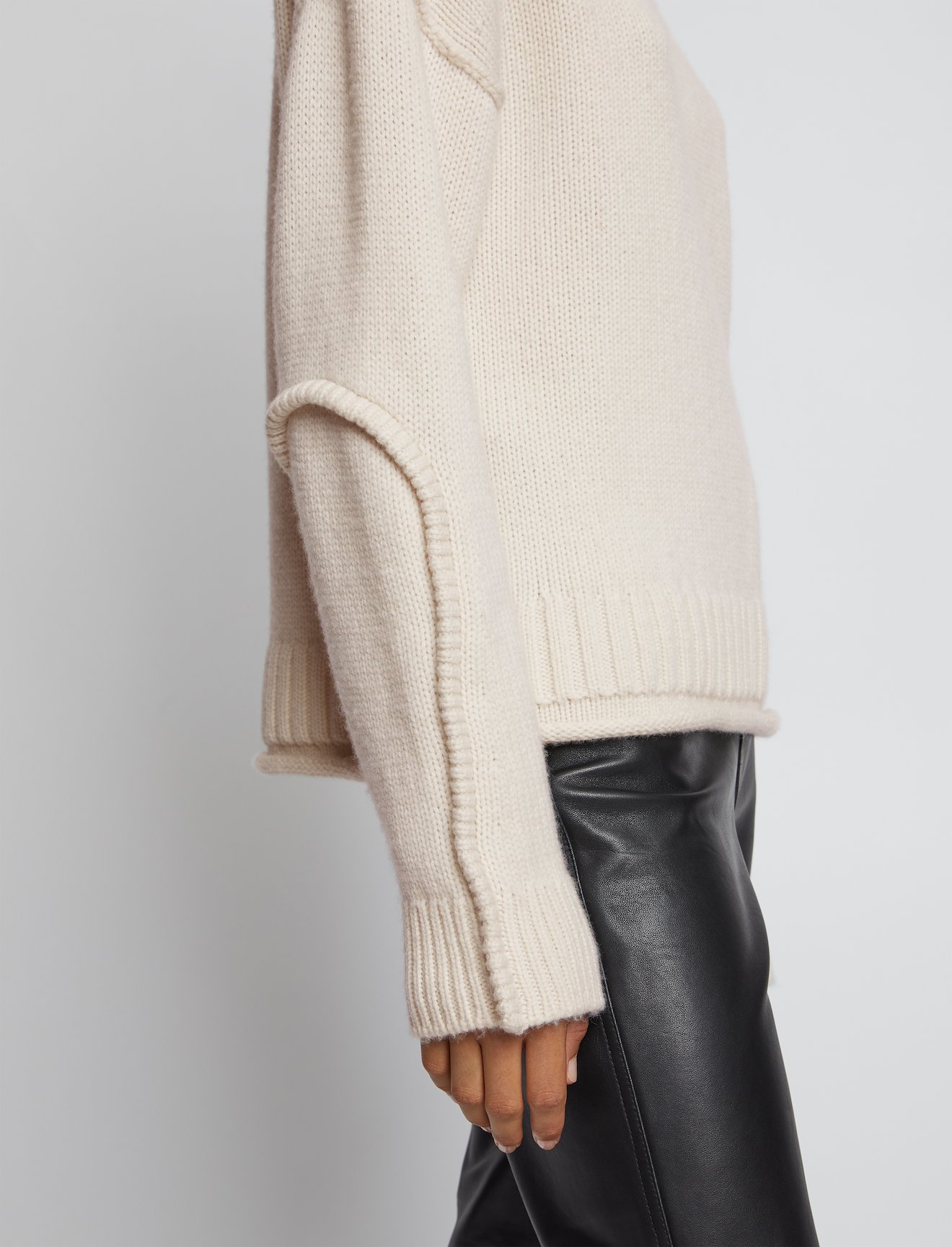 Wool Cashmere Turtleneck Sweater #4