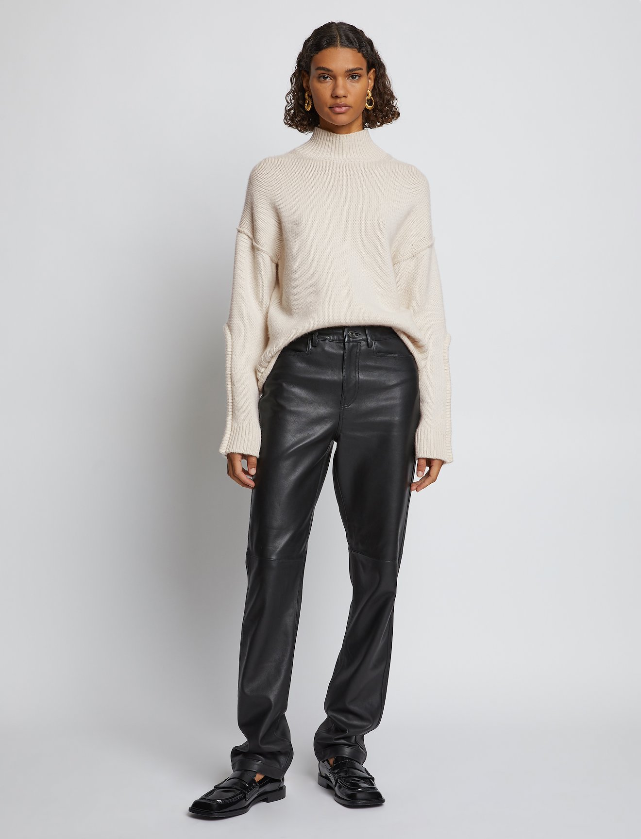 Wool Cashmere Turtleneck Sweater #1