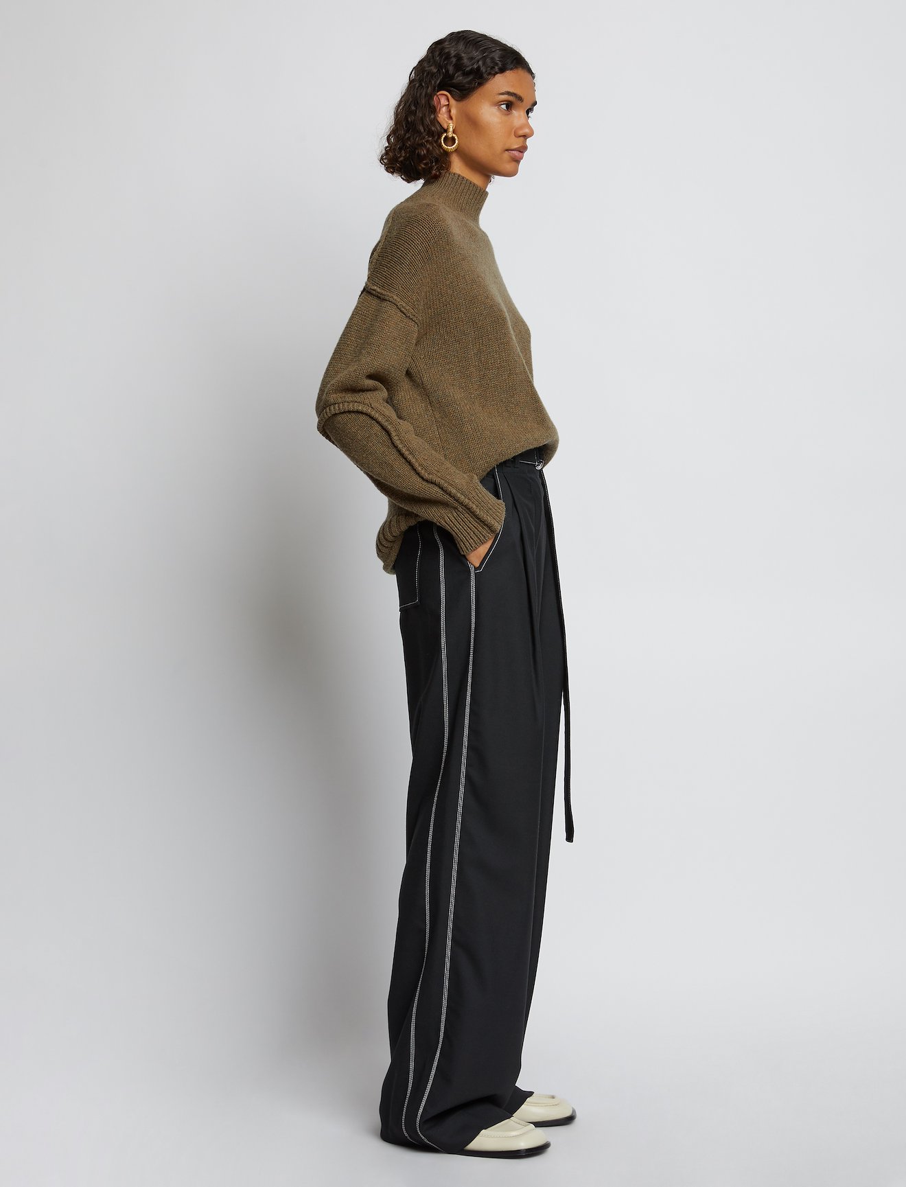 Wool Cashmere Turtleneck Sweater #2