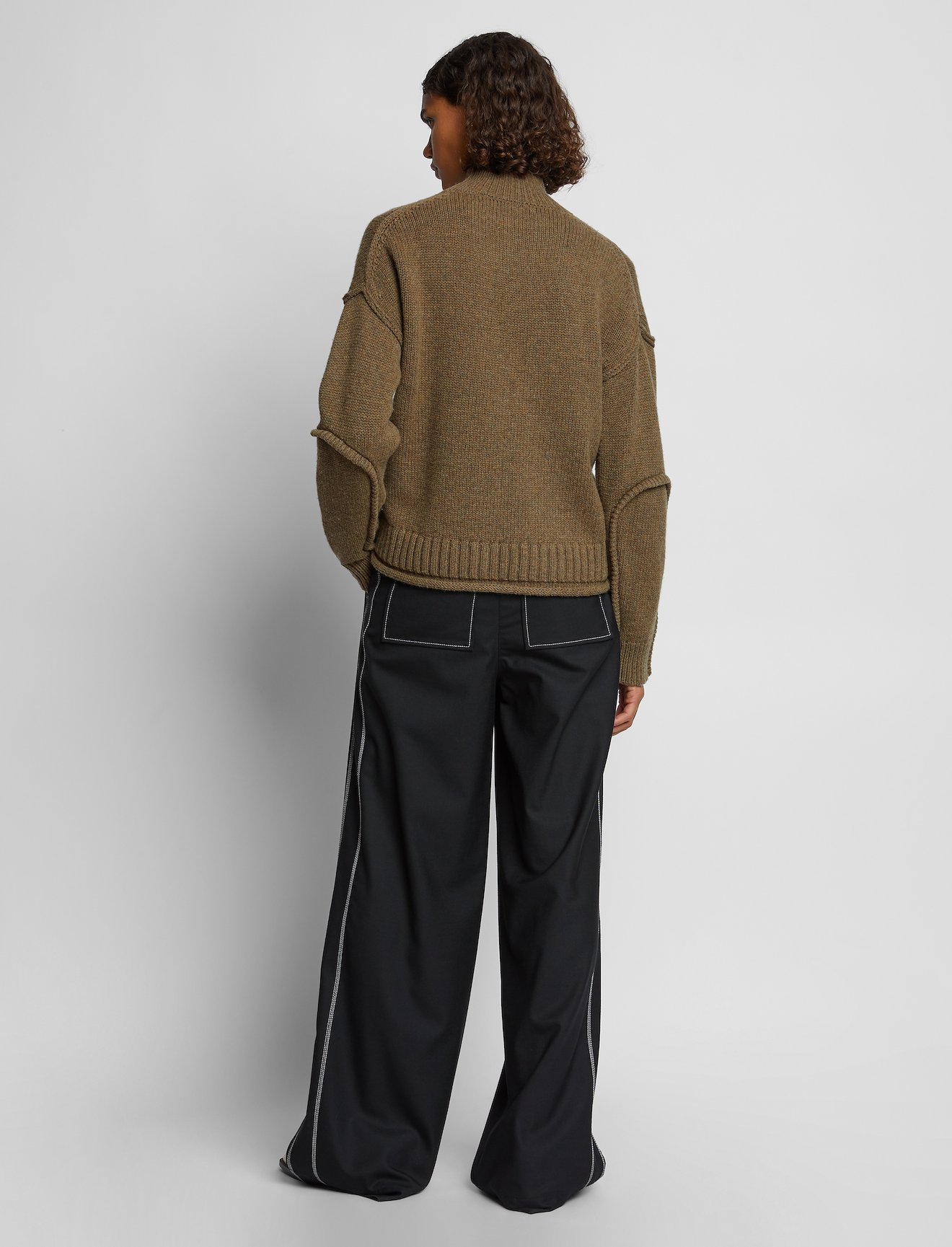 Wool Cashmere Turtleneck Sweater #3