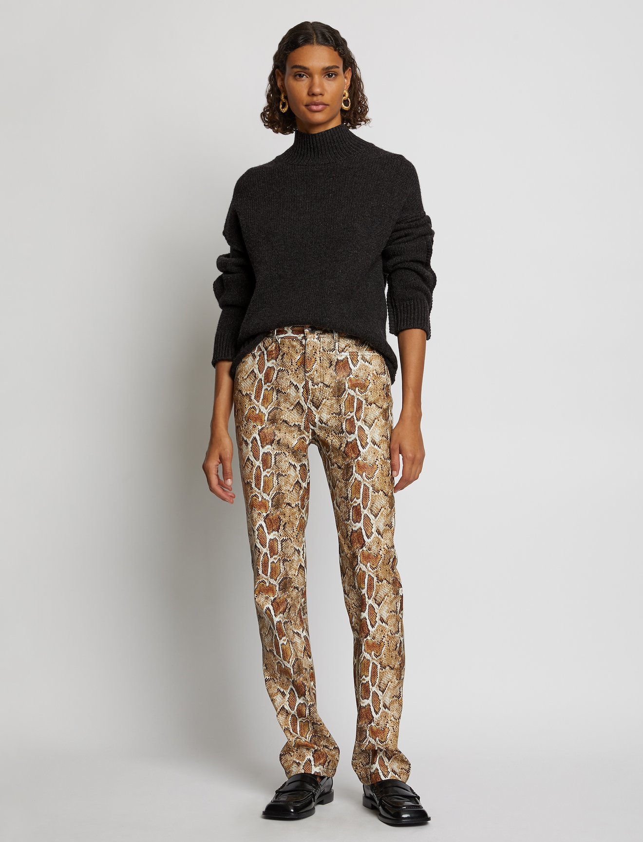 Wool Cashmere Turtleneck Sweater #1