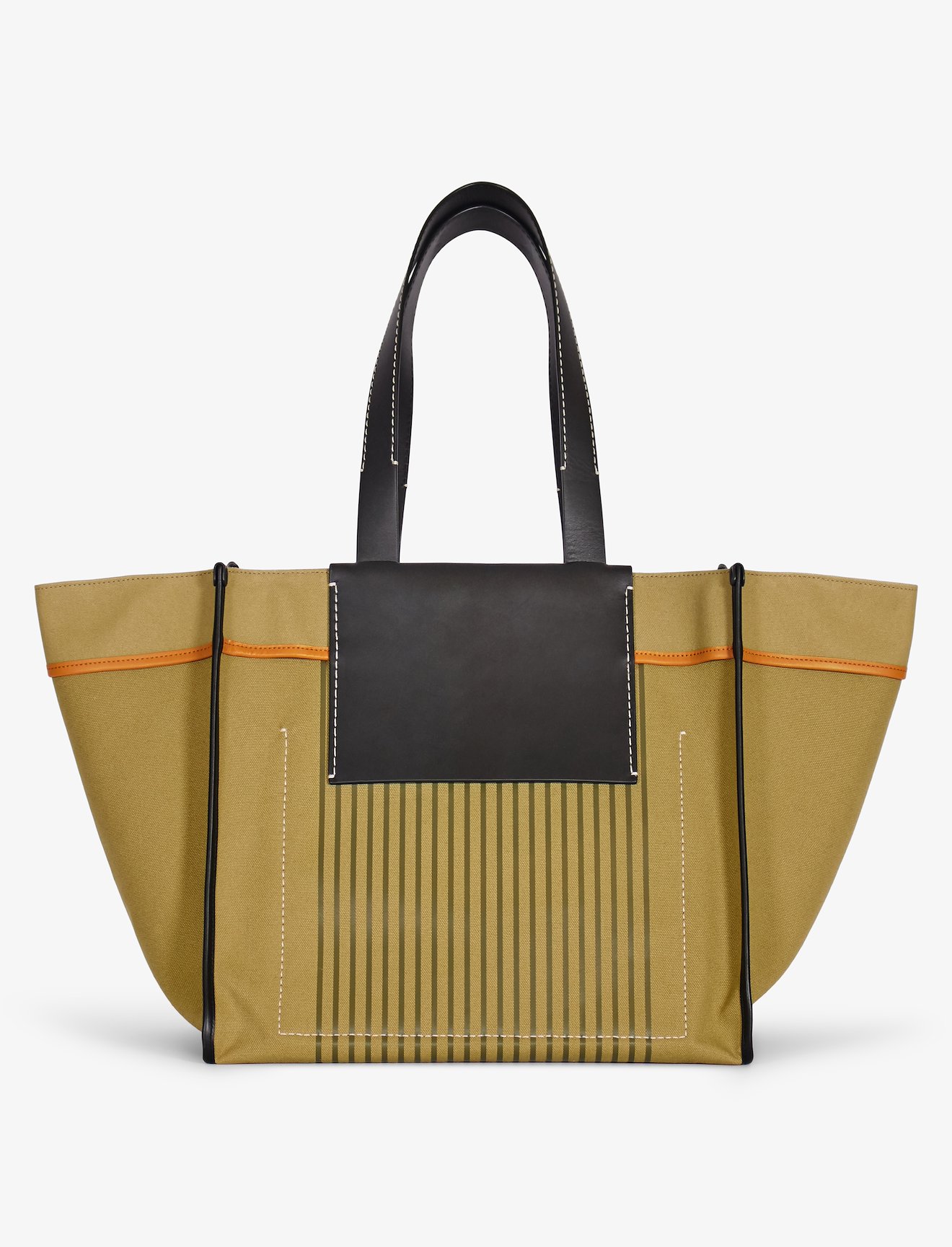 XL Morris Stripe Canvas Tote #3