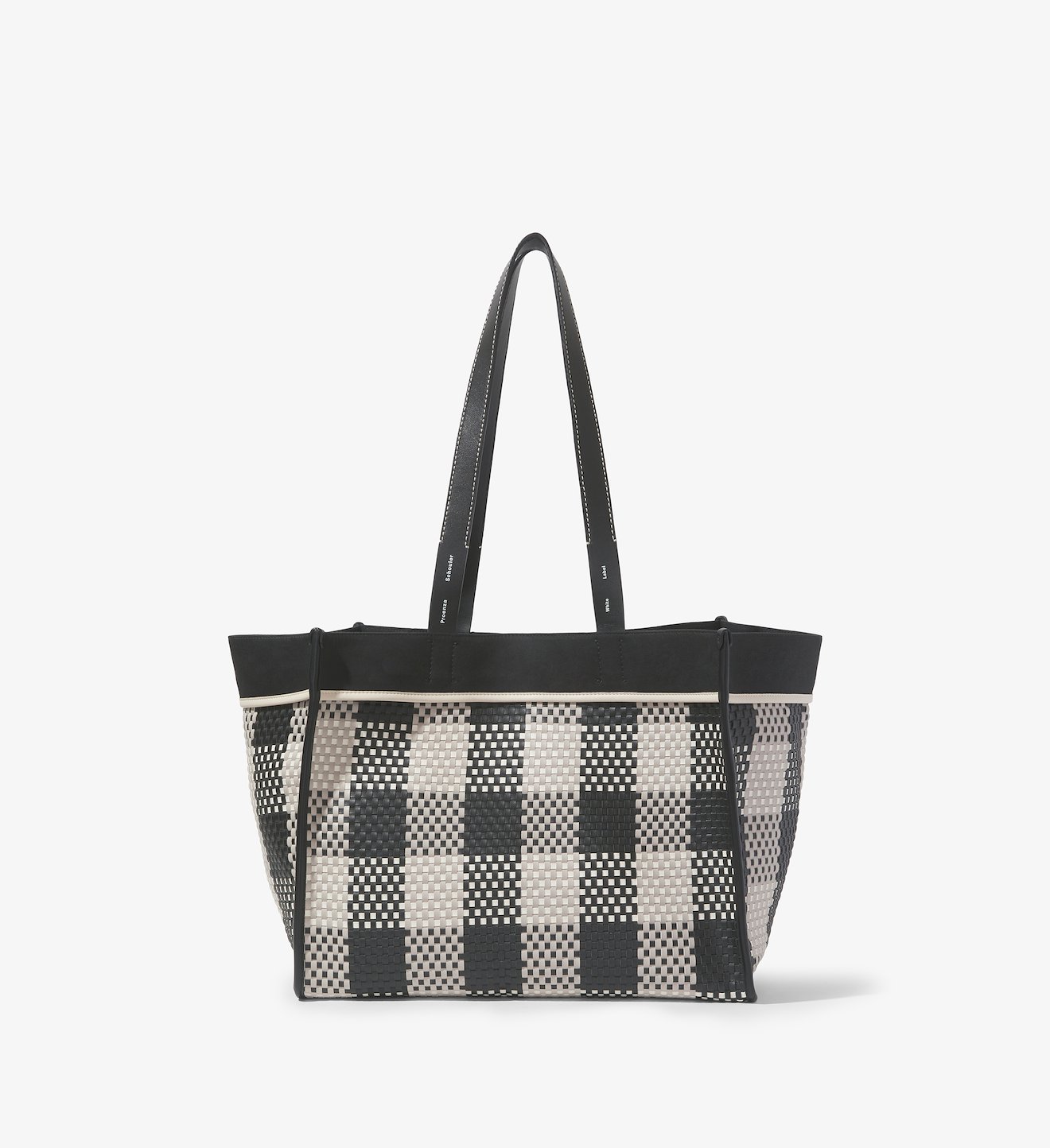 XL Morris Woven Plaid Tote