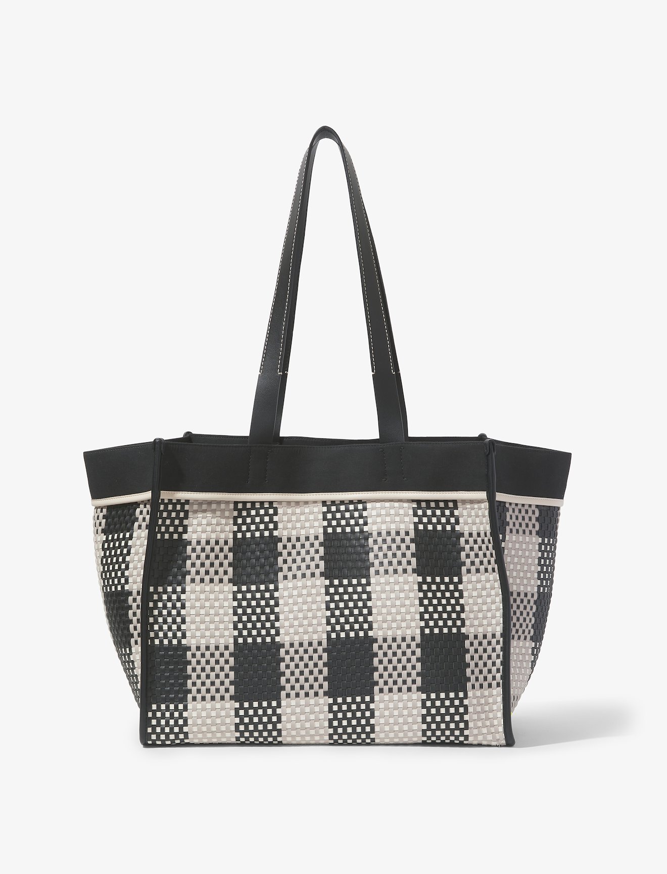 XL Morris Woven Plaid Tote #2