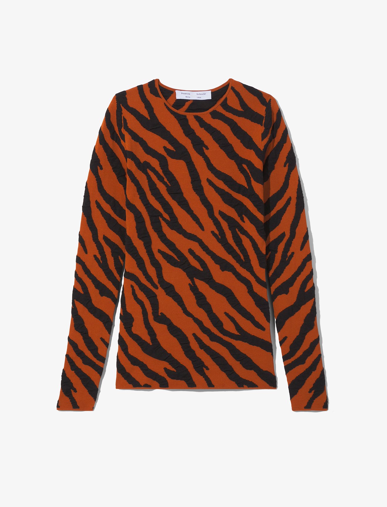 Zebra Stripe Knit Top #5