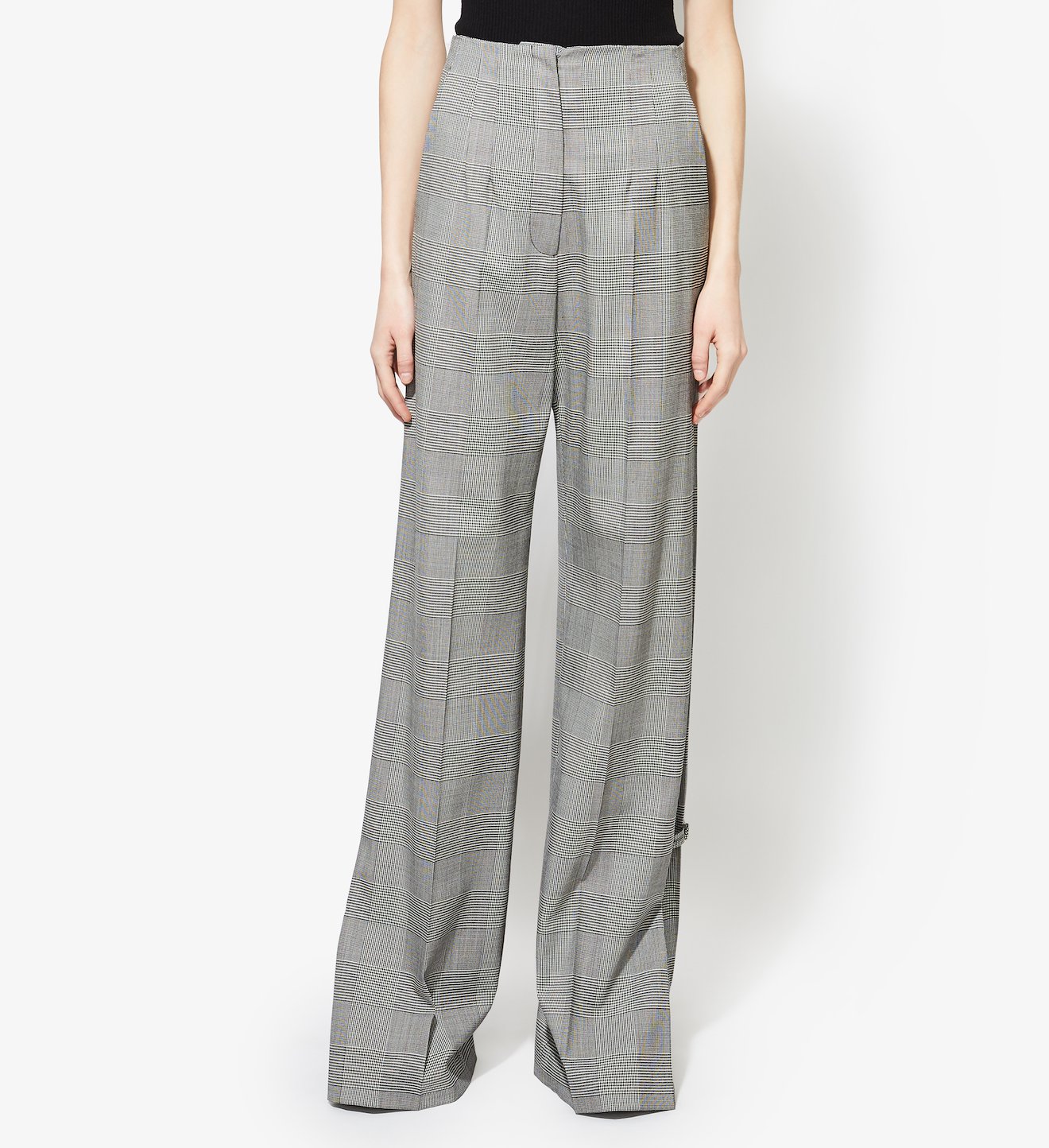 Wide Leg Wool Pants
