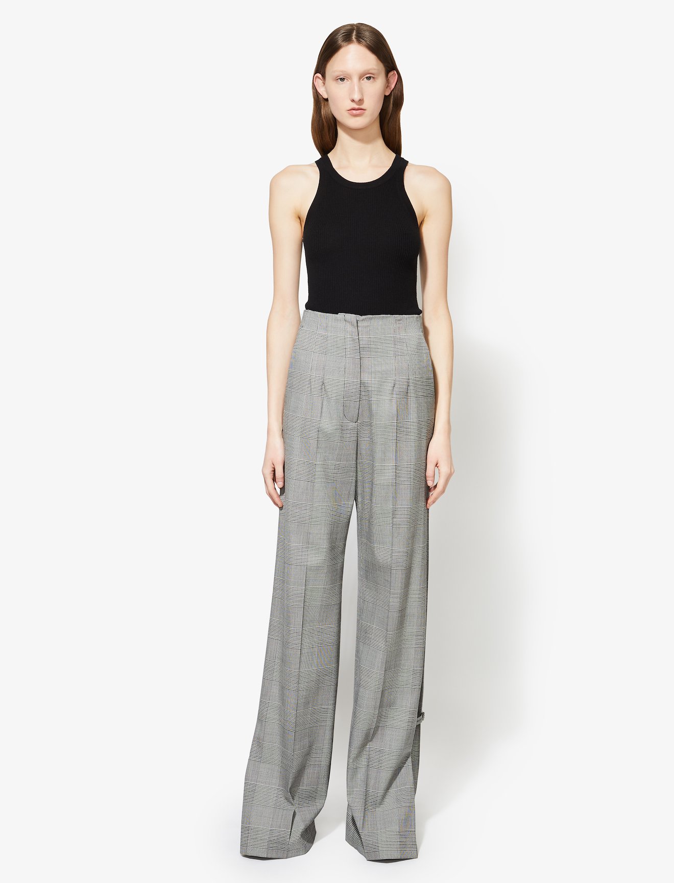 Wide Leg Wool Pants #4