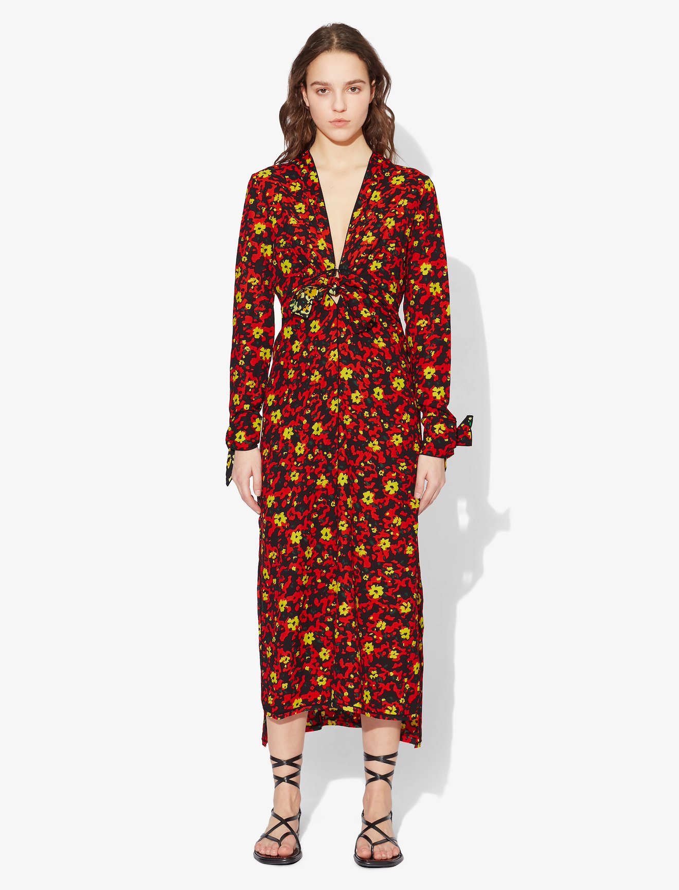 Wildflower V-Neck Dress #1