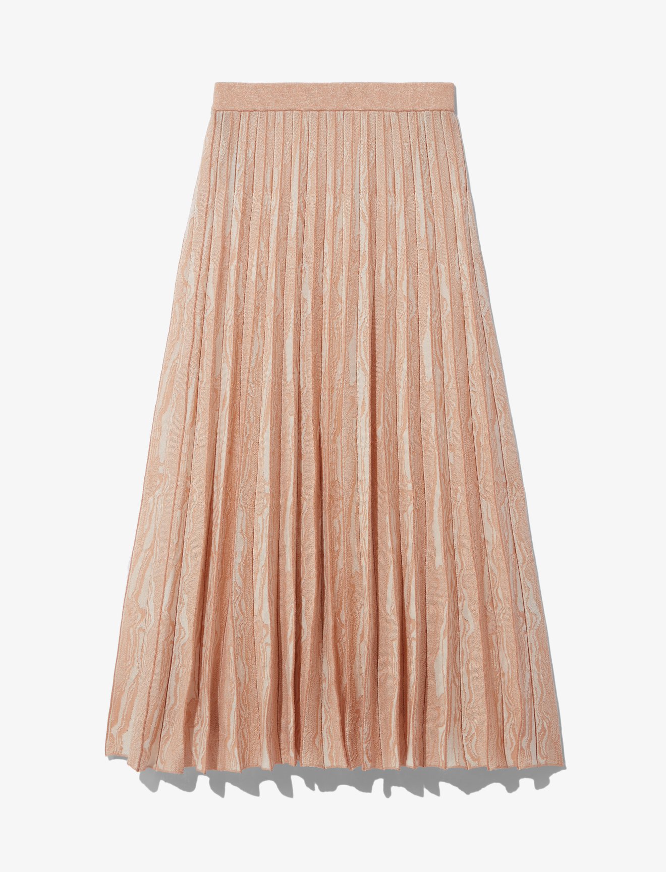Woodgrain Jacquard Knit Skirt #4