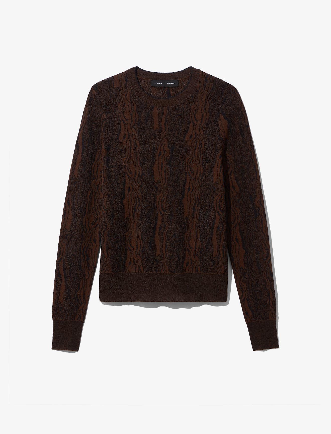 Woodgrain Jacquard Knit Top #4