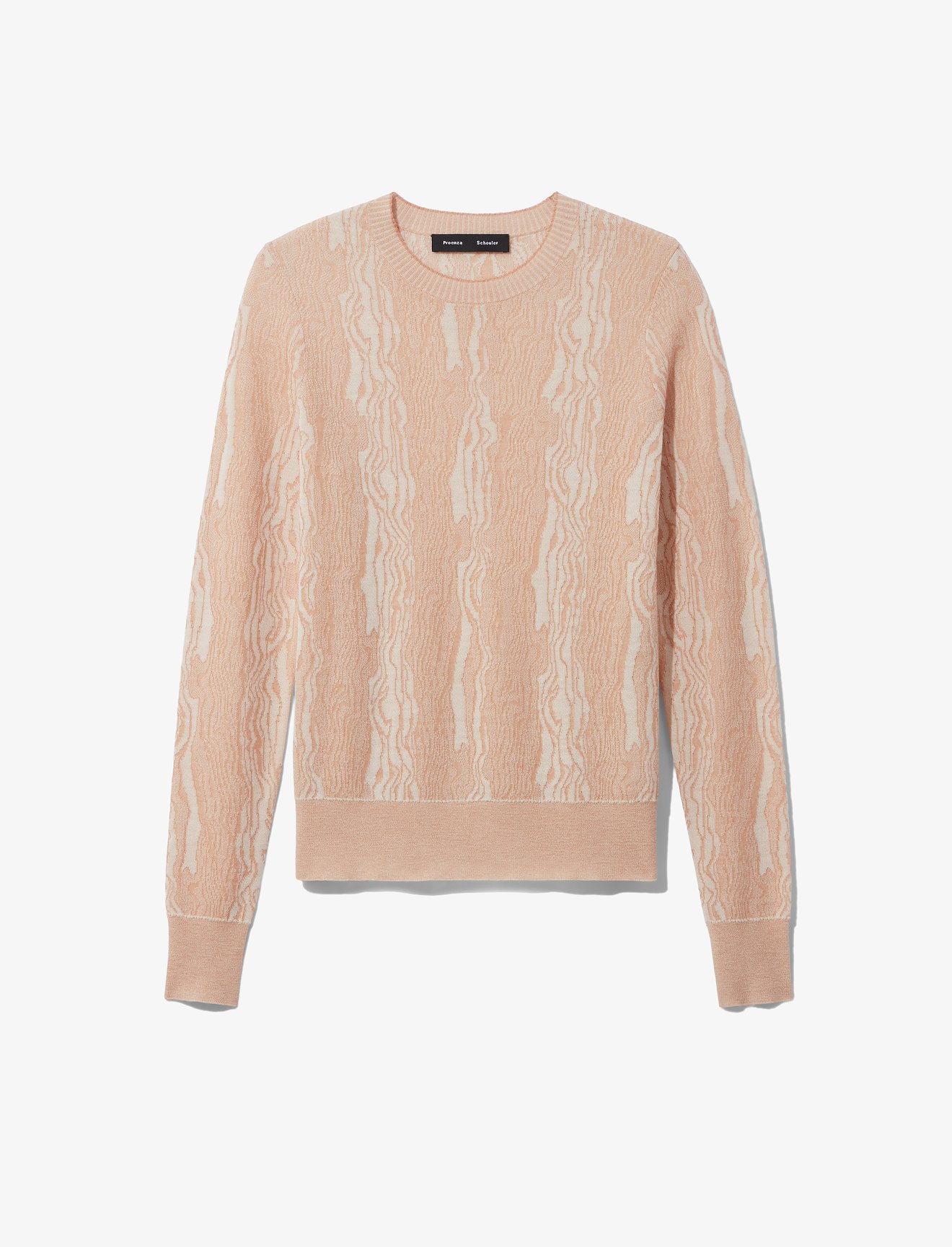 Woodgrain Jacquard Knit Top #4