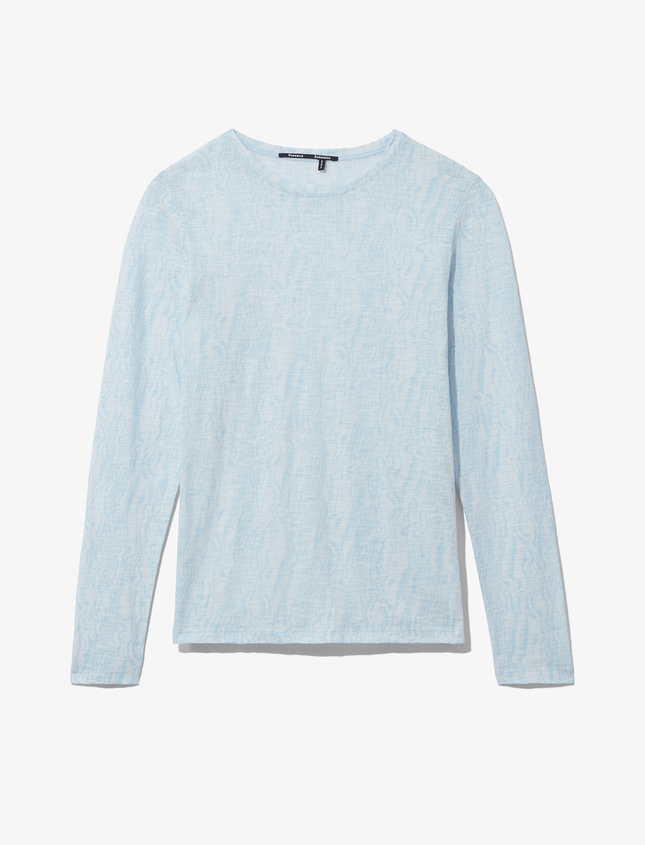 Woodgrain Print Long Sleeve T-Shirt #4
