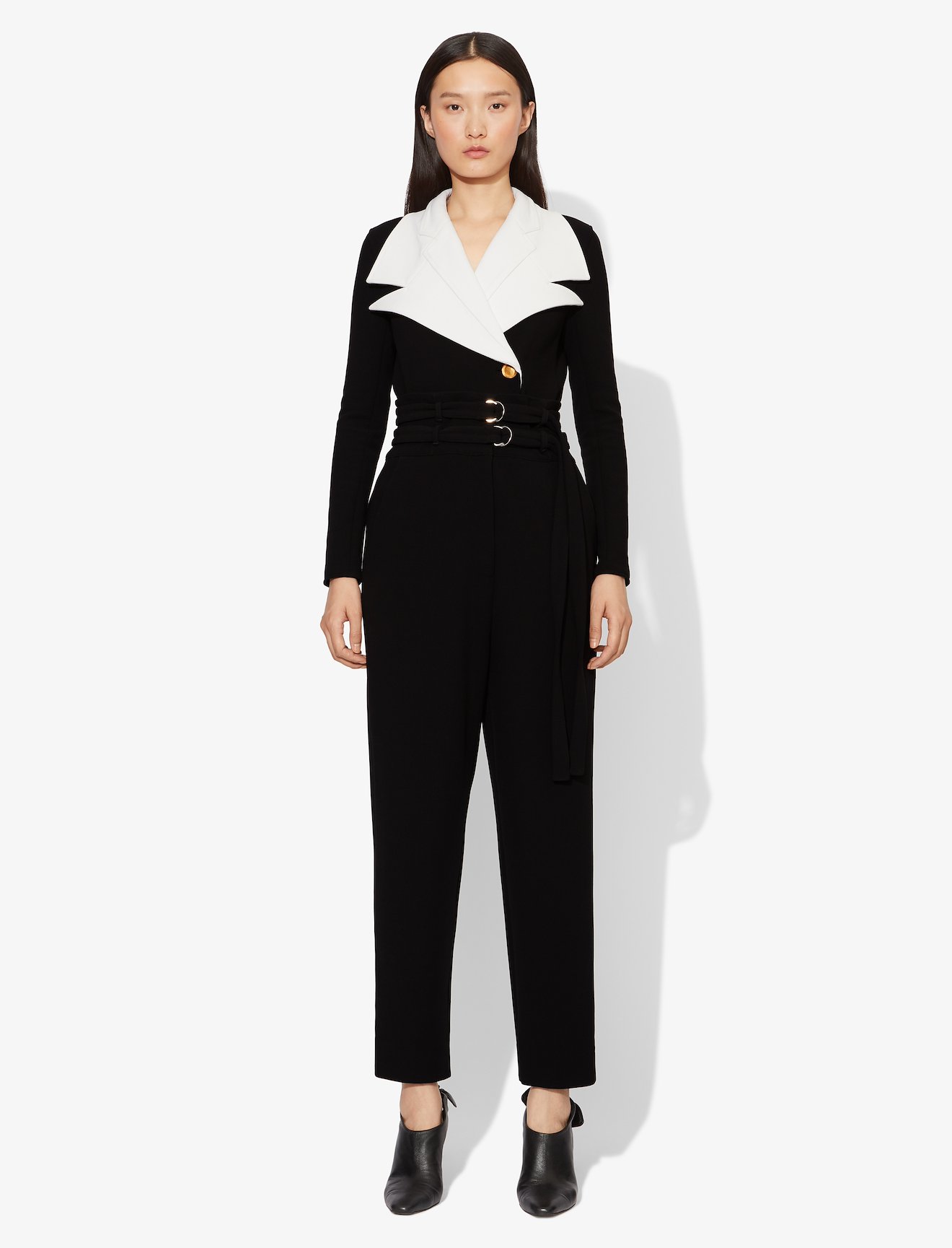 Wool Belted Tapered Pant #1