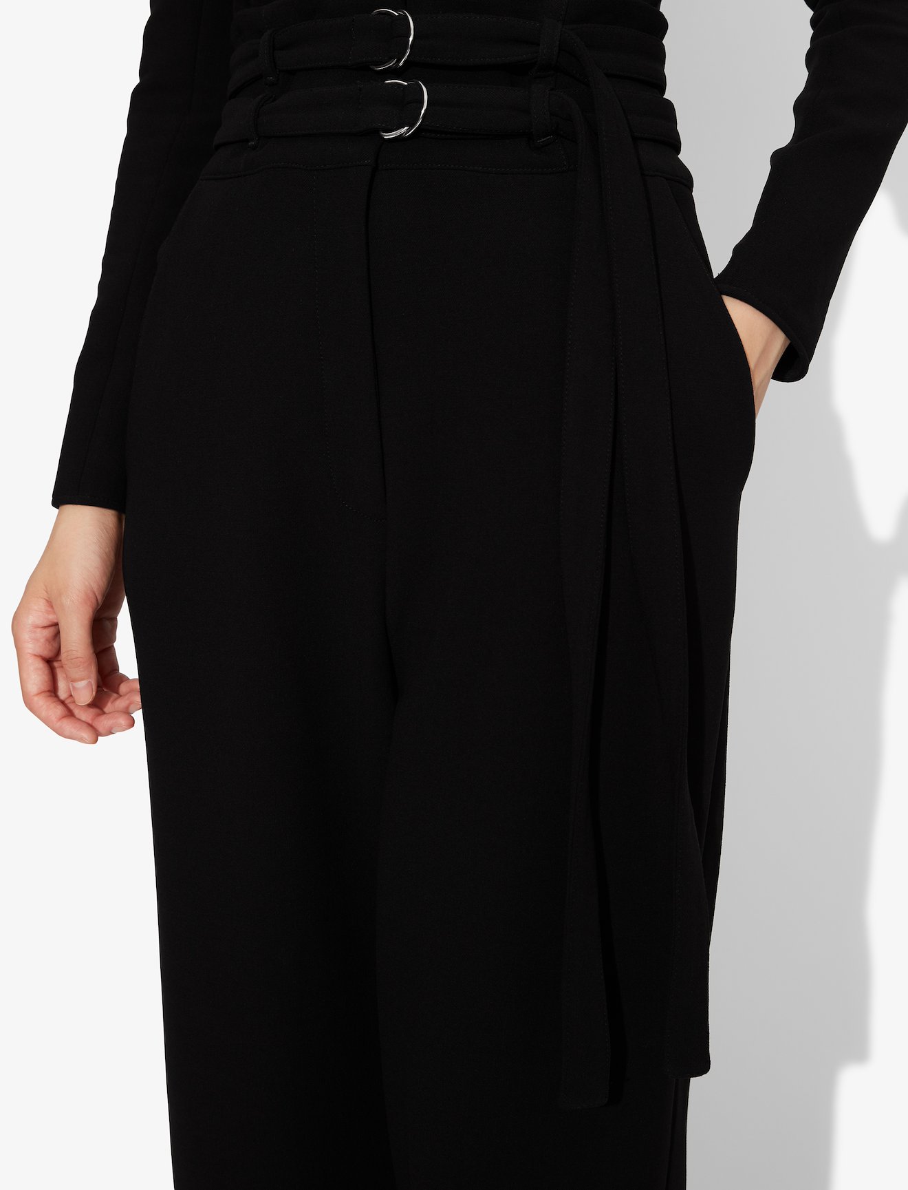 Wool Belted Tapered Pant #3