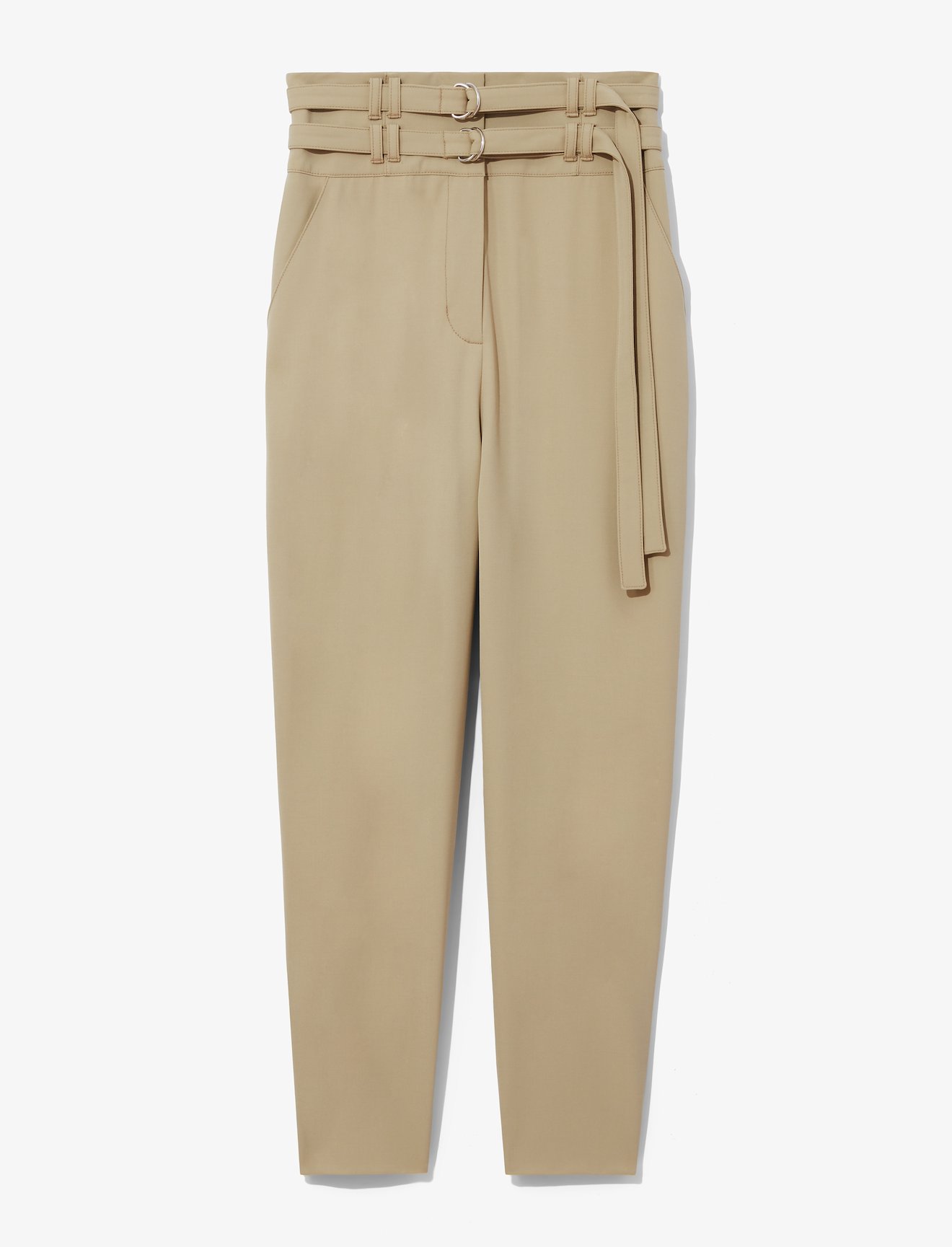 Wool Belted Tapered Pant #4