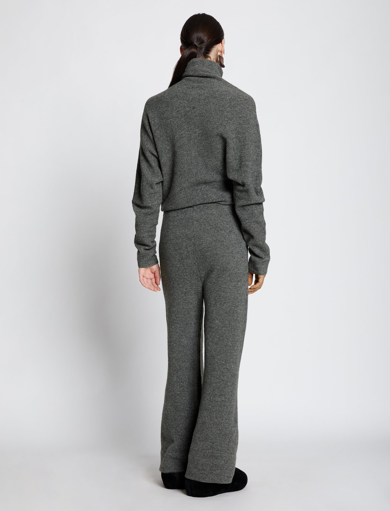 Wool Blend Twisted Turtleneck #2