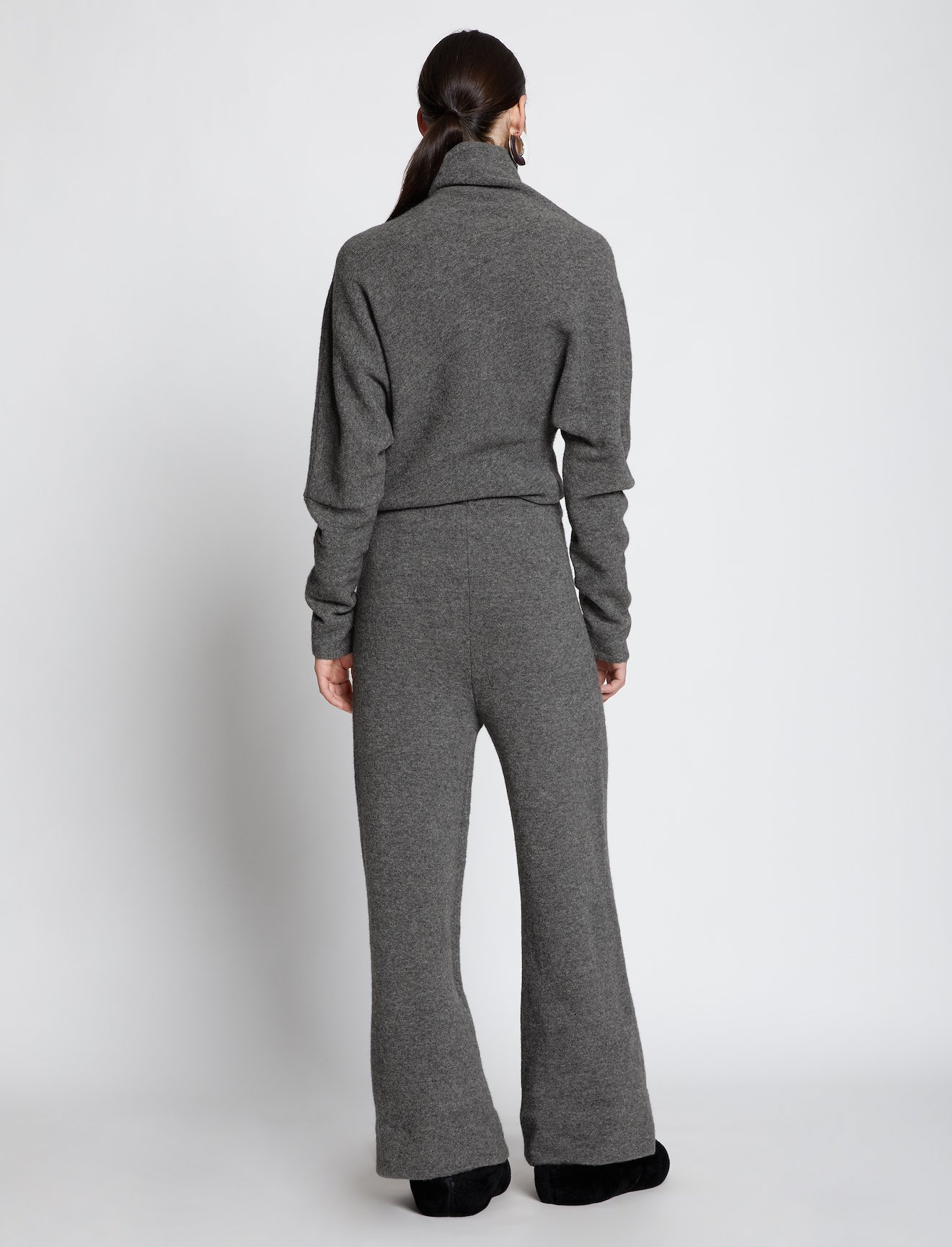 Wool Blend Wide Leg Pants #2