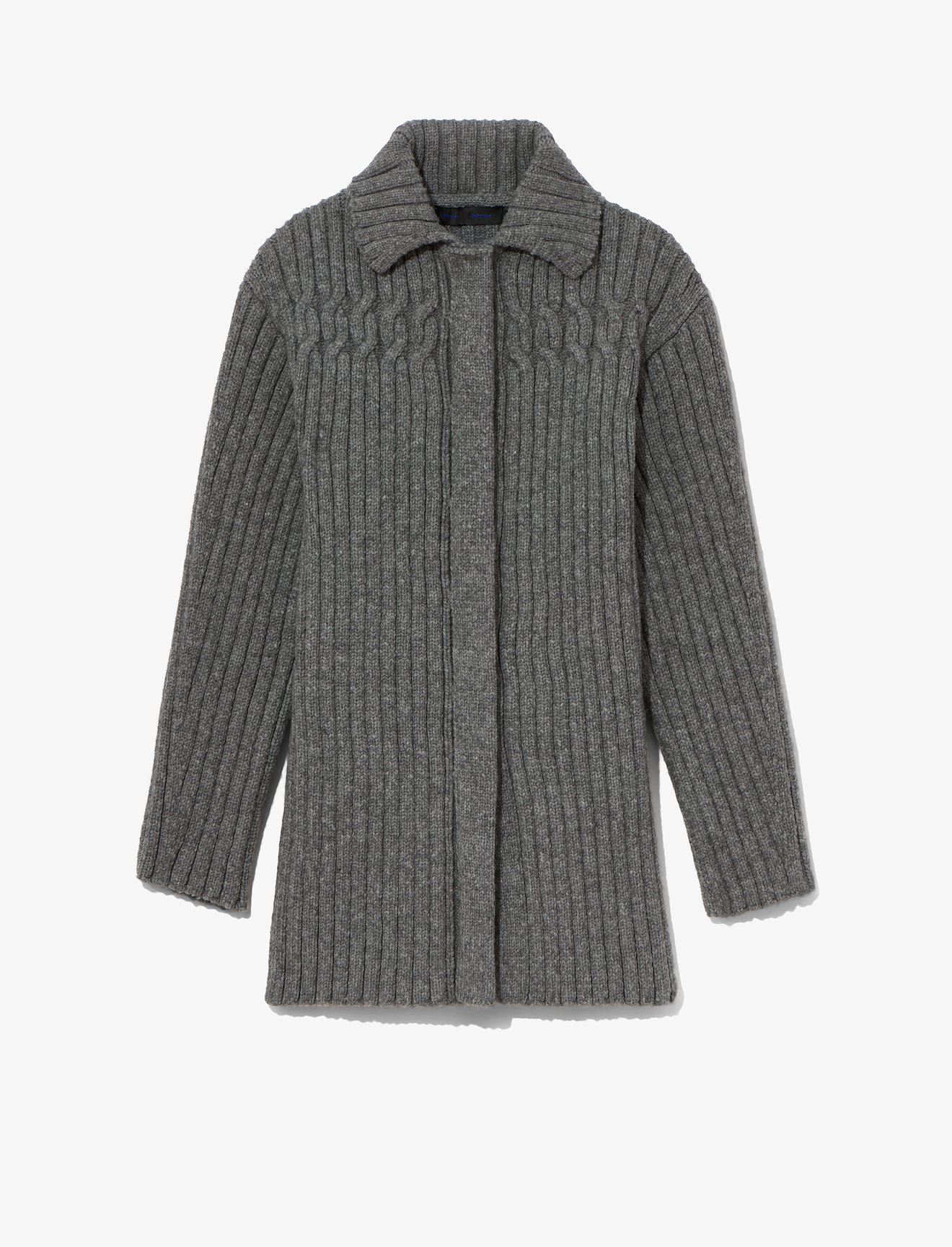 Wool Cable Knit Cardigan Jacket #5