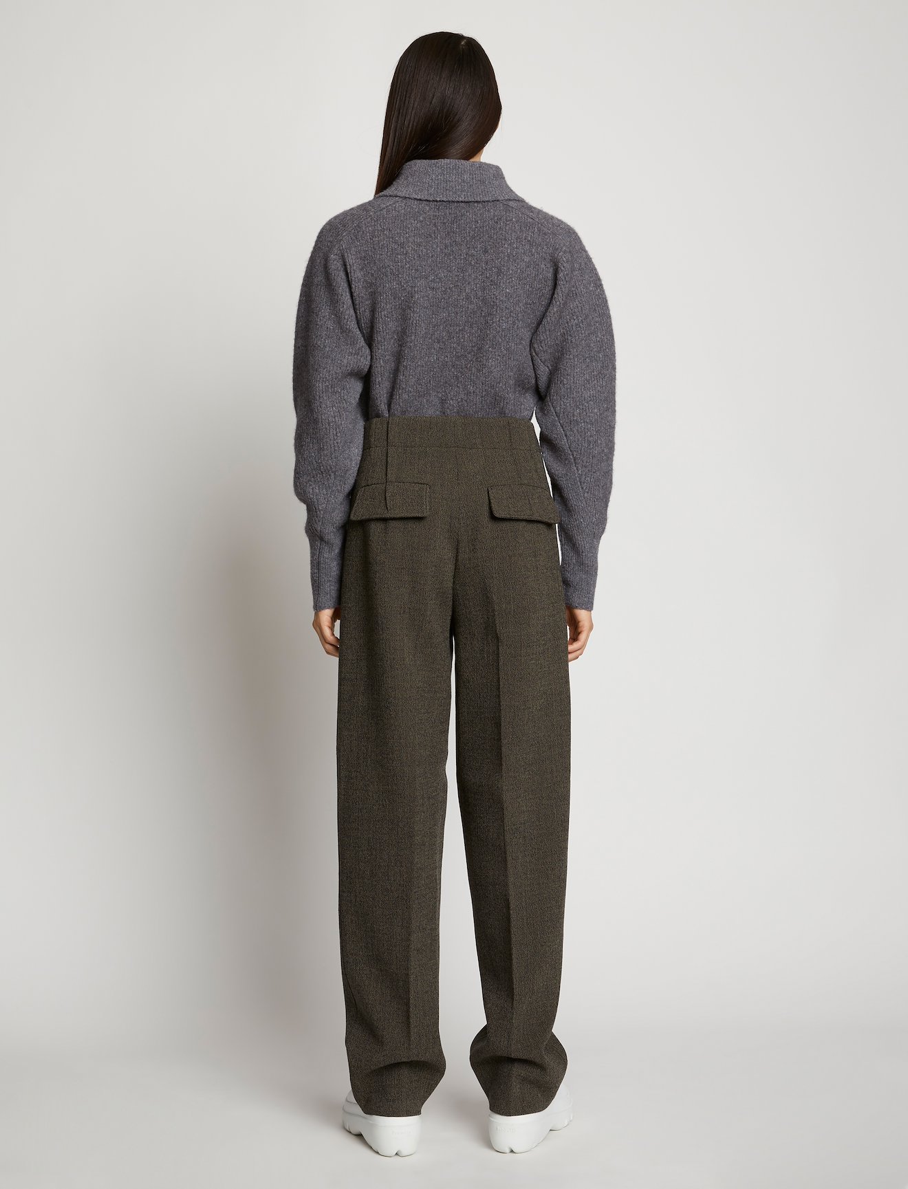 Wool Cashmere Collared Sweater #3