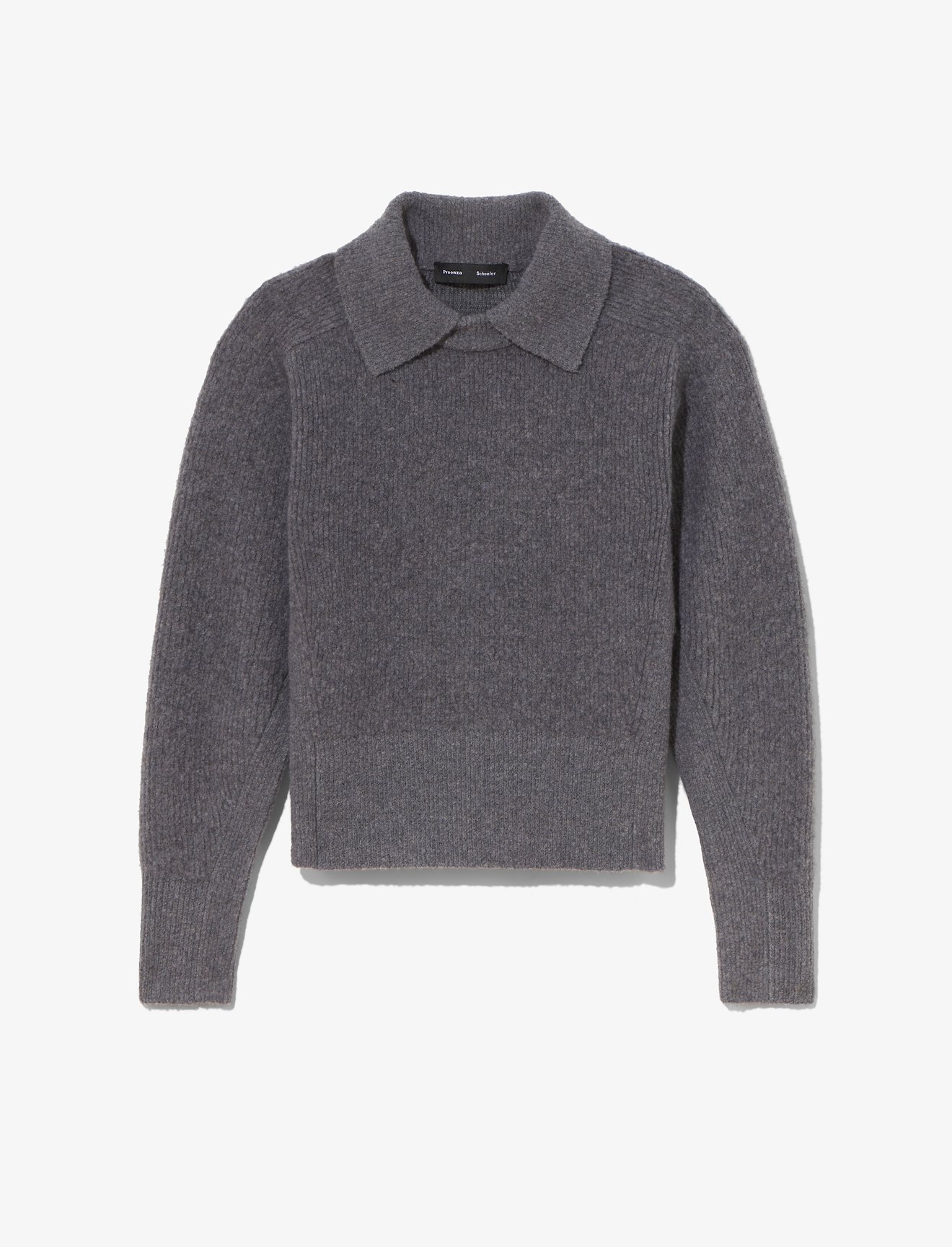 Wool Cashmere Collared Sweater #5