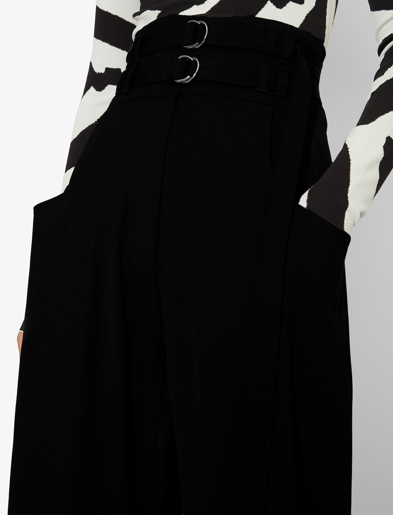 Wool Cropped Culottes #3