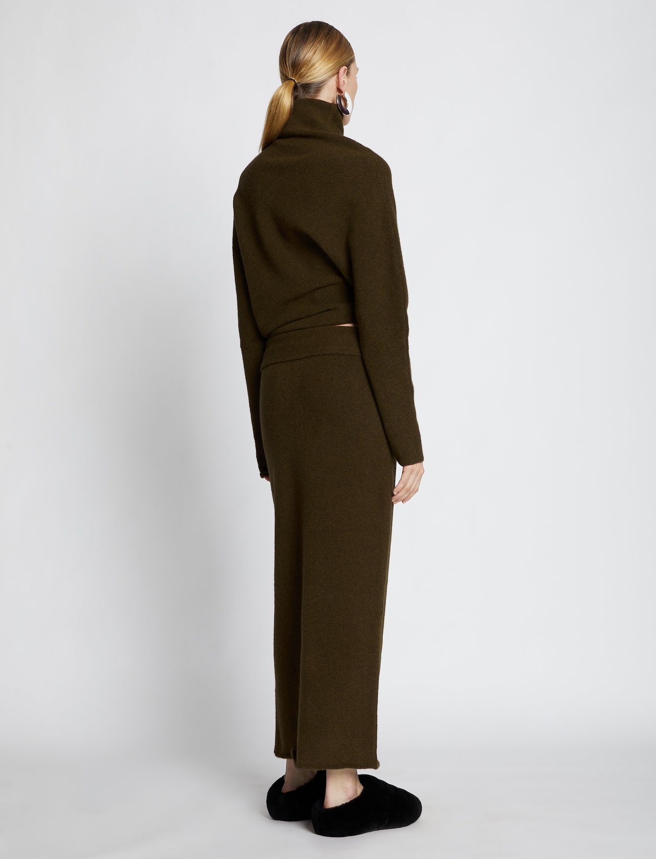 Wool Knit Long Skirt #2