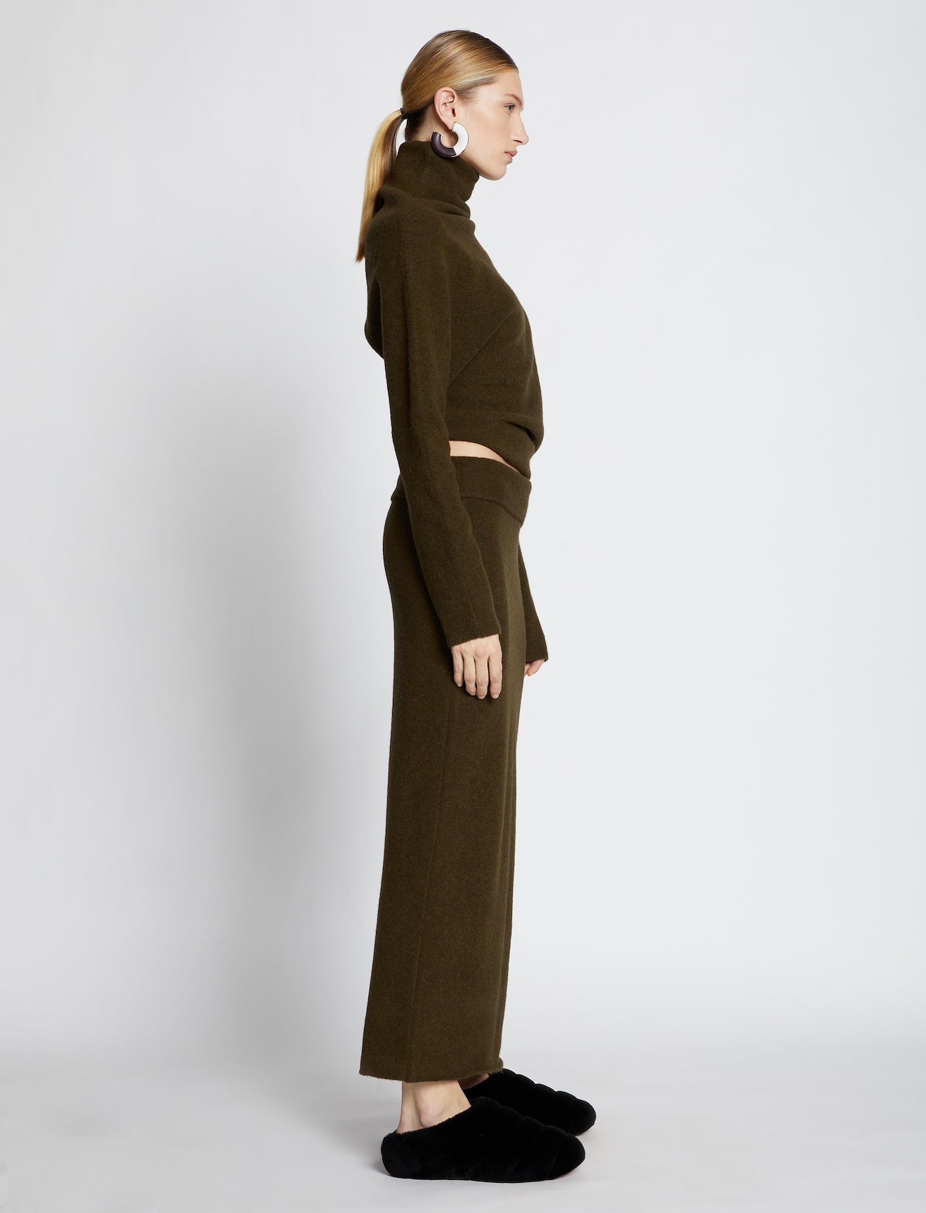 Wool Knit Long Skirt #1