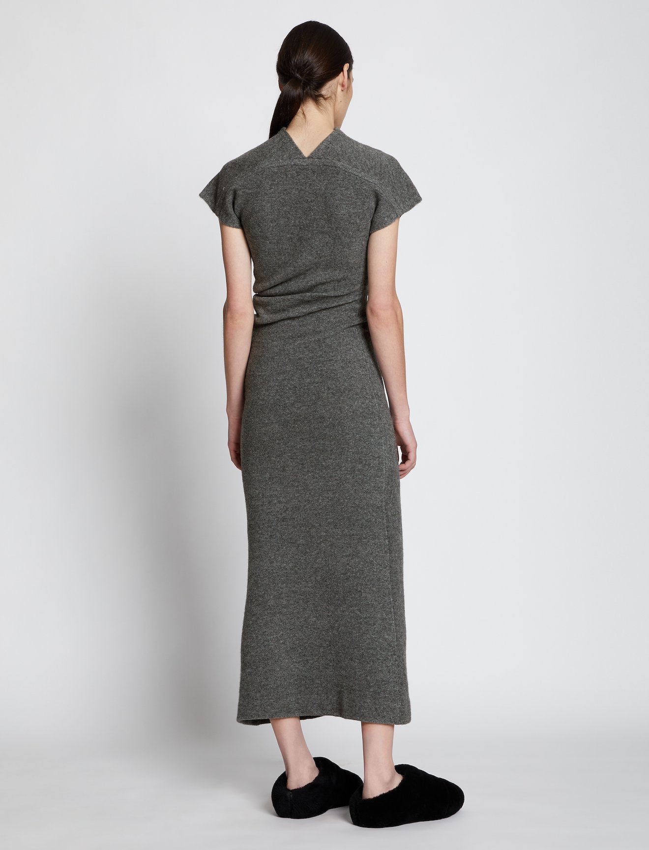 Wool Knit Twisted Dress #2