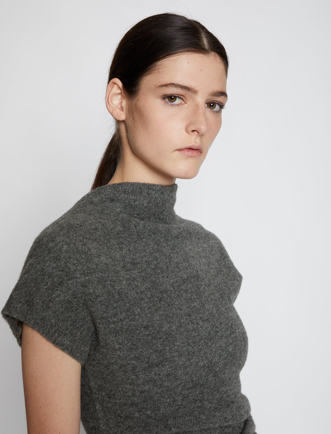 Wool Knit Twisted Dress #3