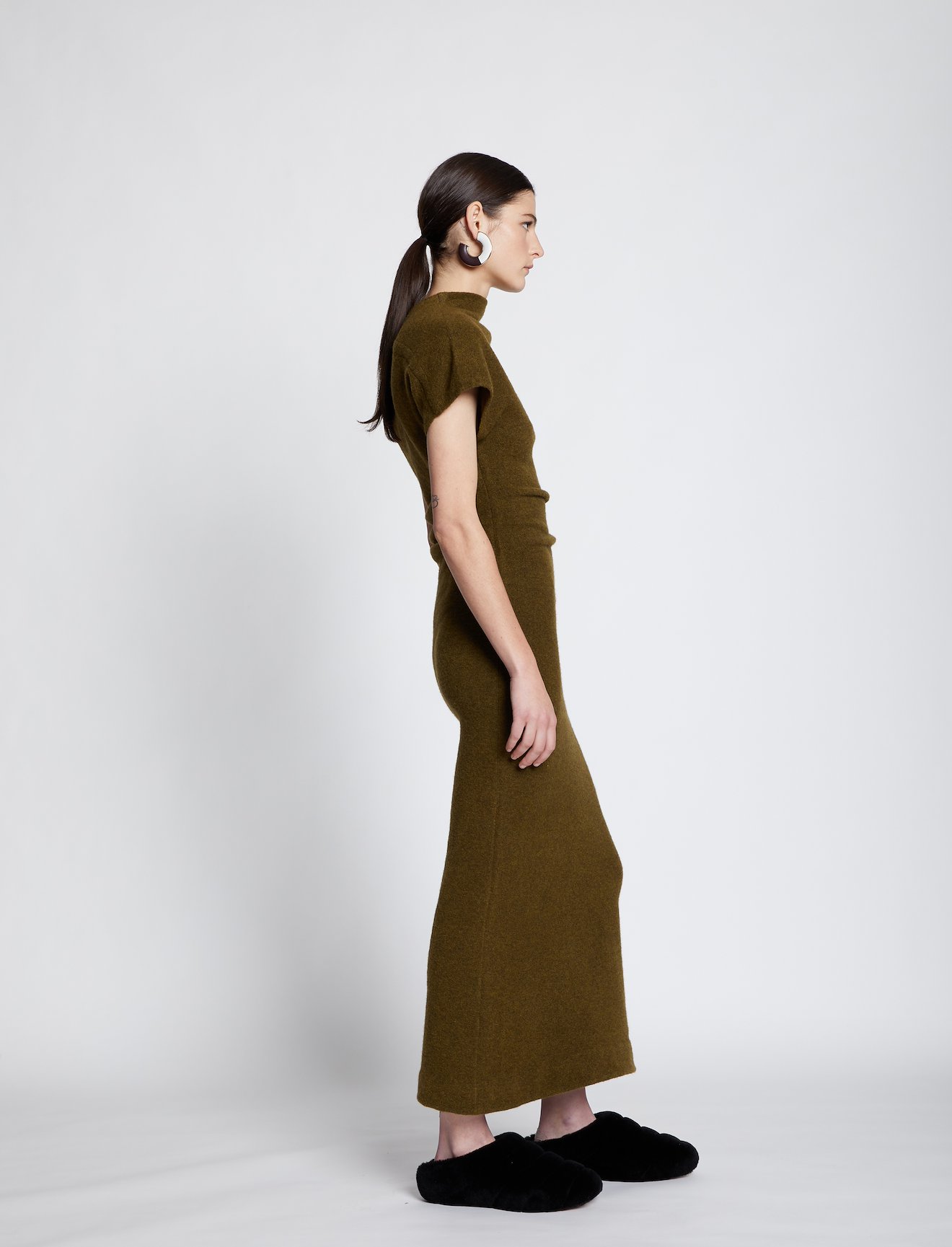 Wool Knit Twisted Dress #1