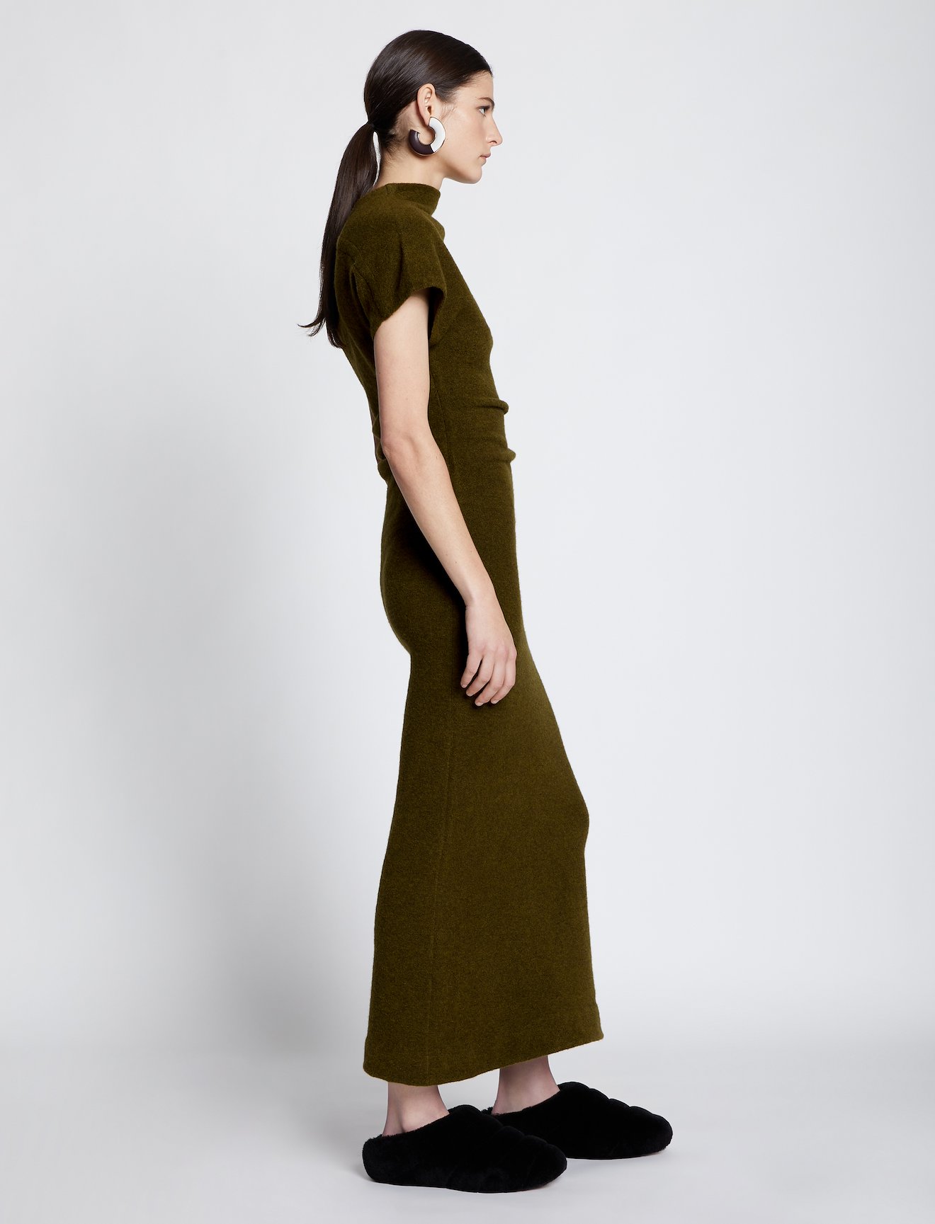 Wool Knit Twisted Dress #1
