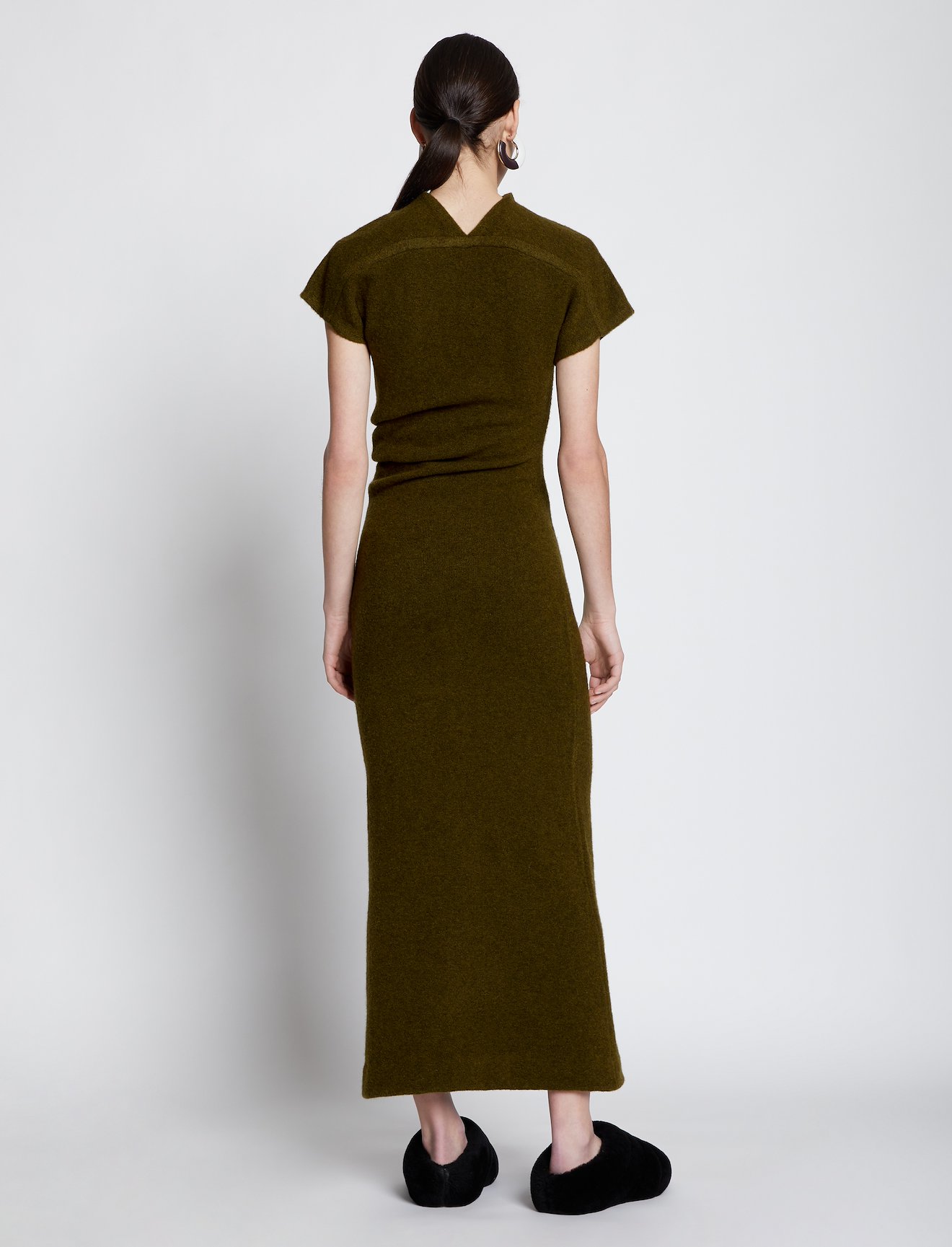 Wool Knit Twisted Dress #2
