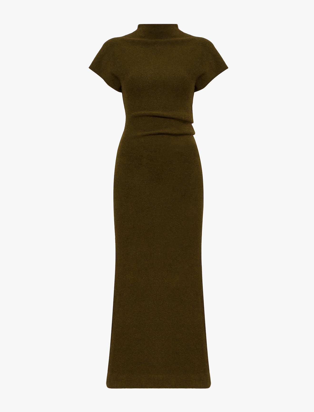Wool Knit Twisted Dress #4