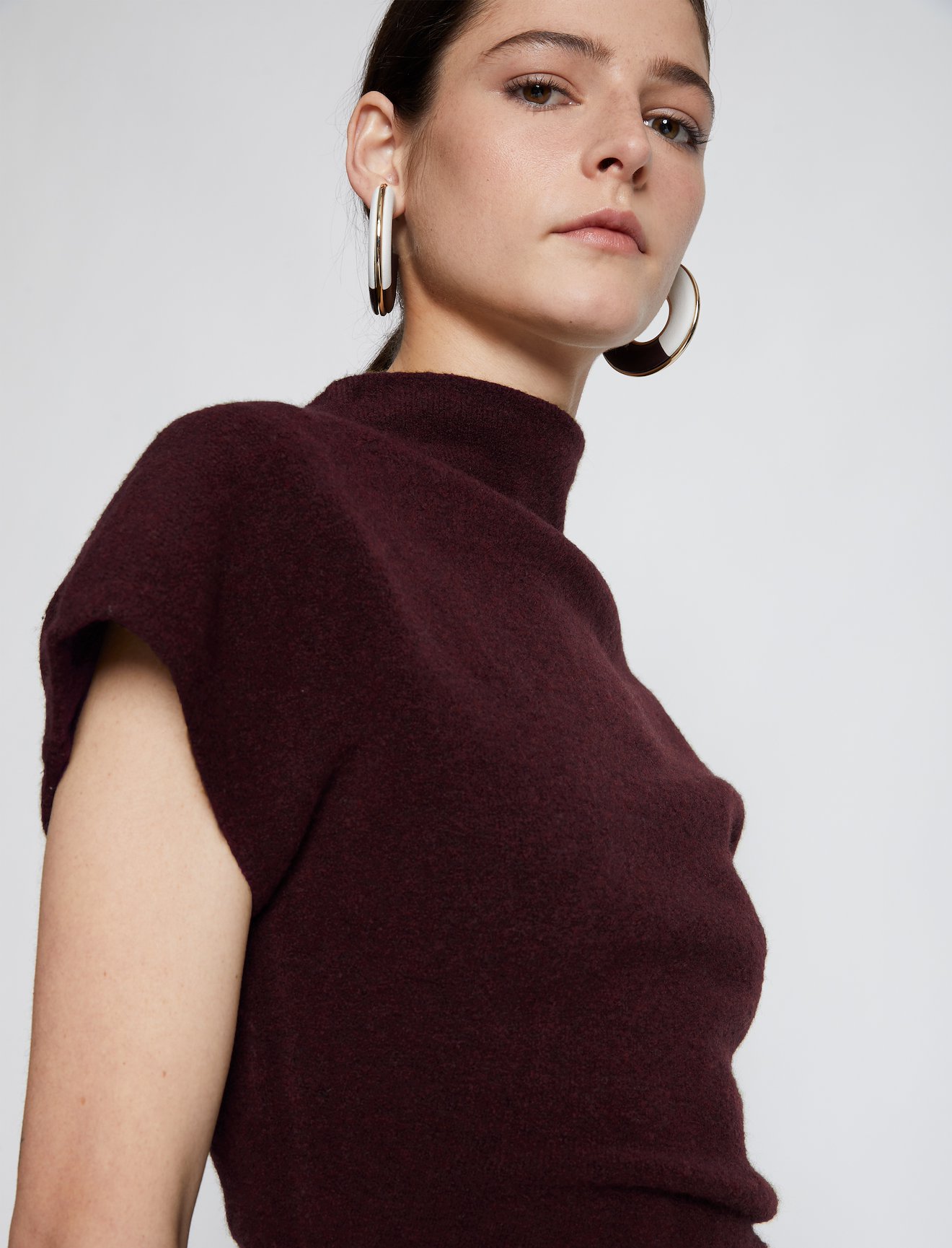 Wool Knit Twisted Dress #3