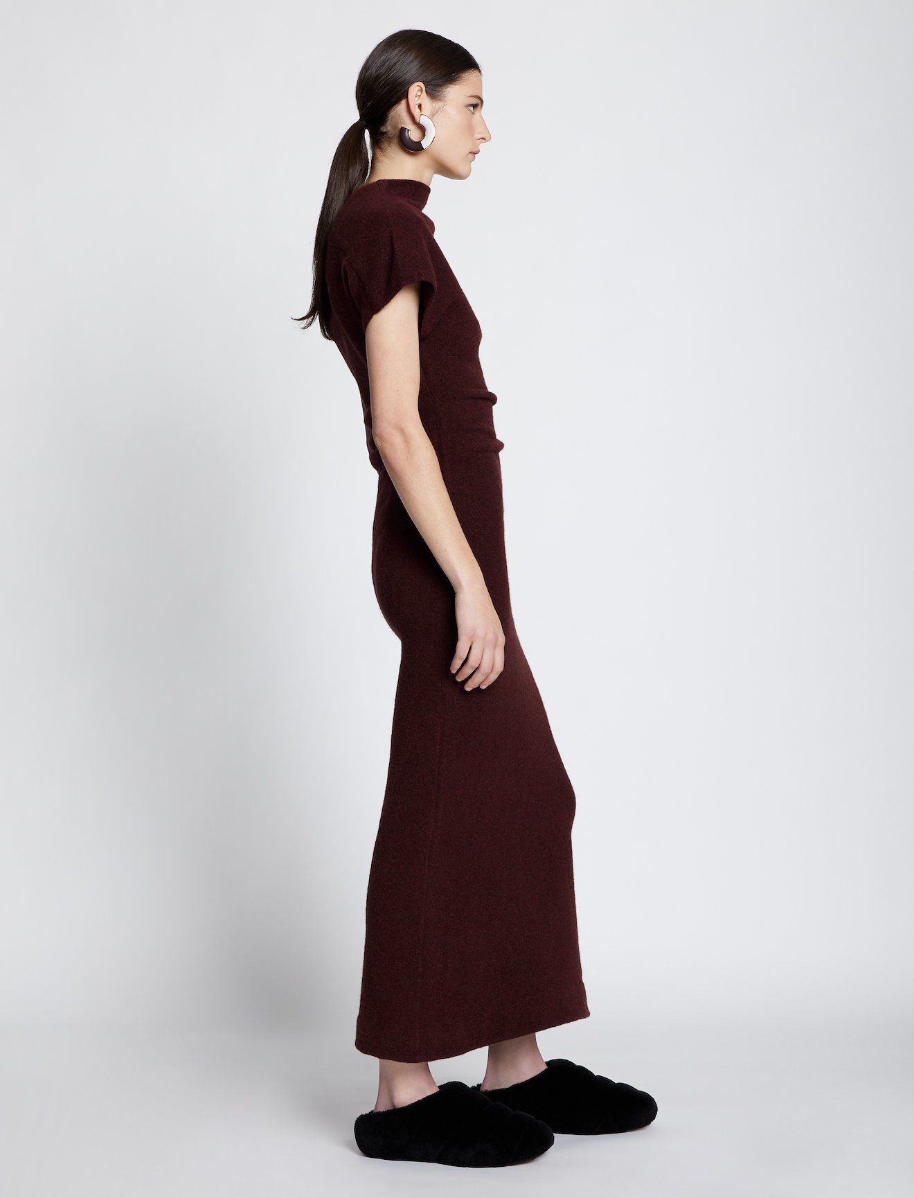 Wool Knit Twisted Dress #1
