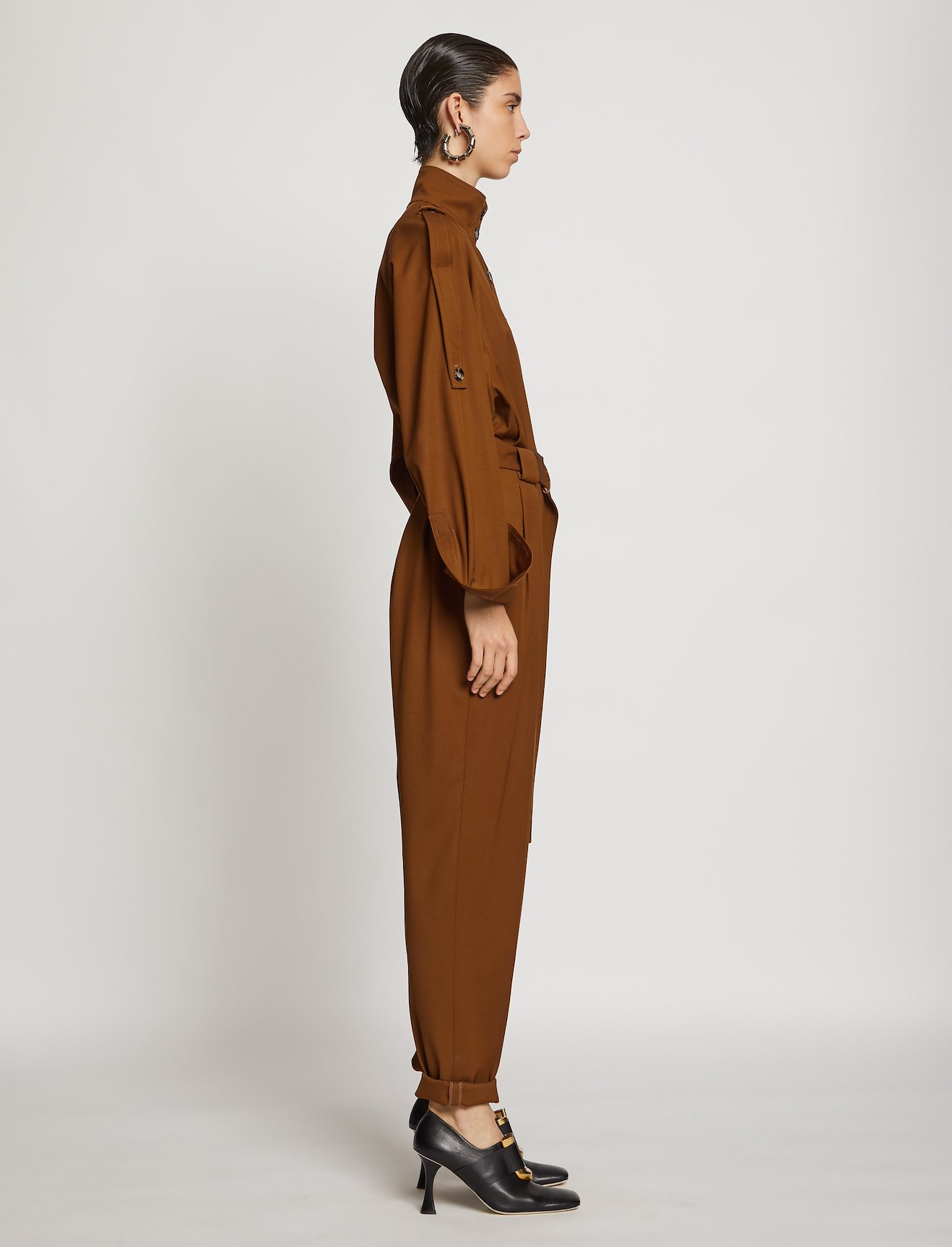 Wool Suiting Jumpsuit #1