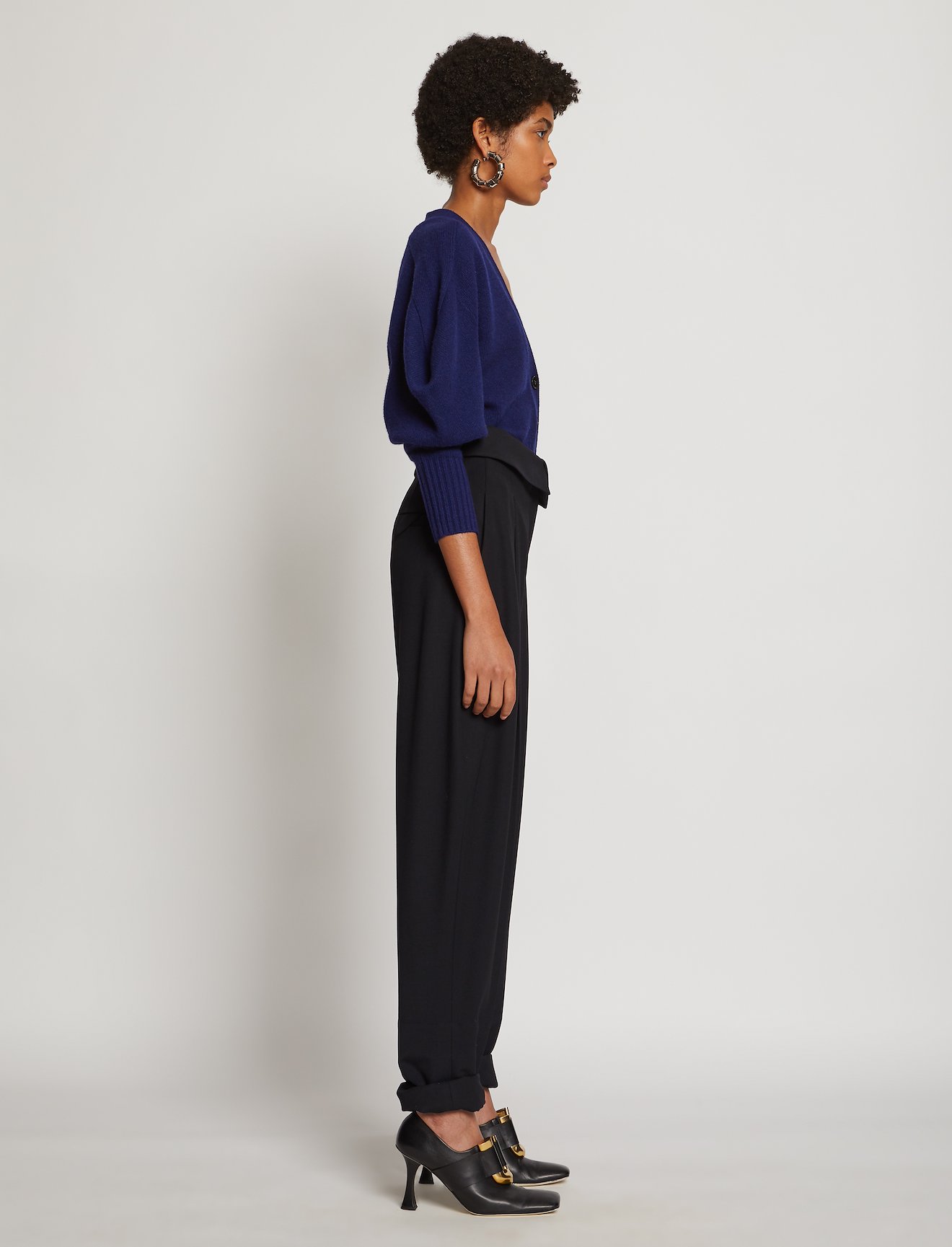 Wool Suiting Tapered Pants #2