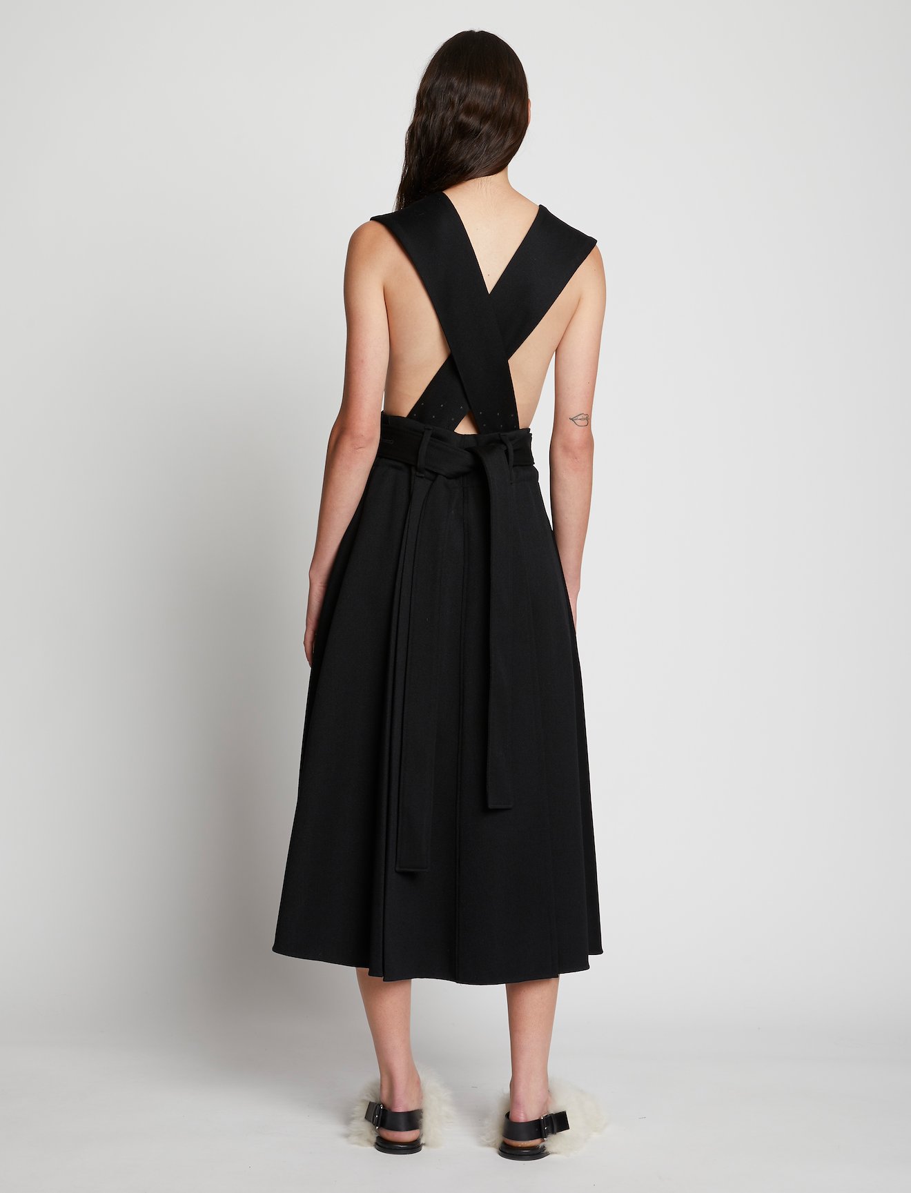 Wool Twill Apron Dress #2