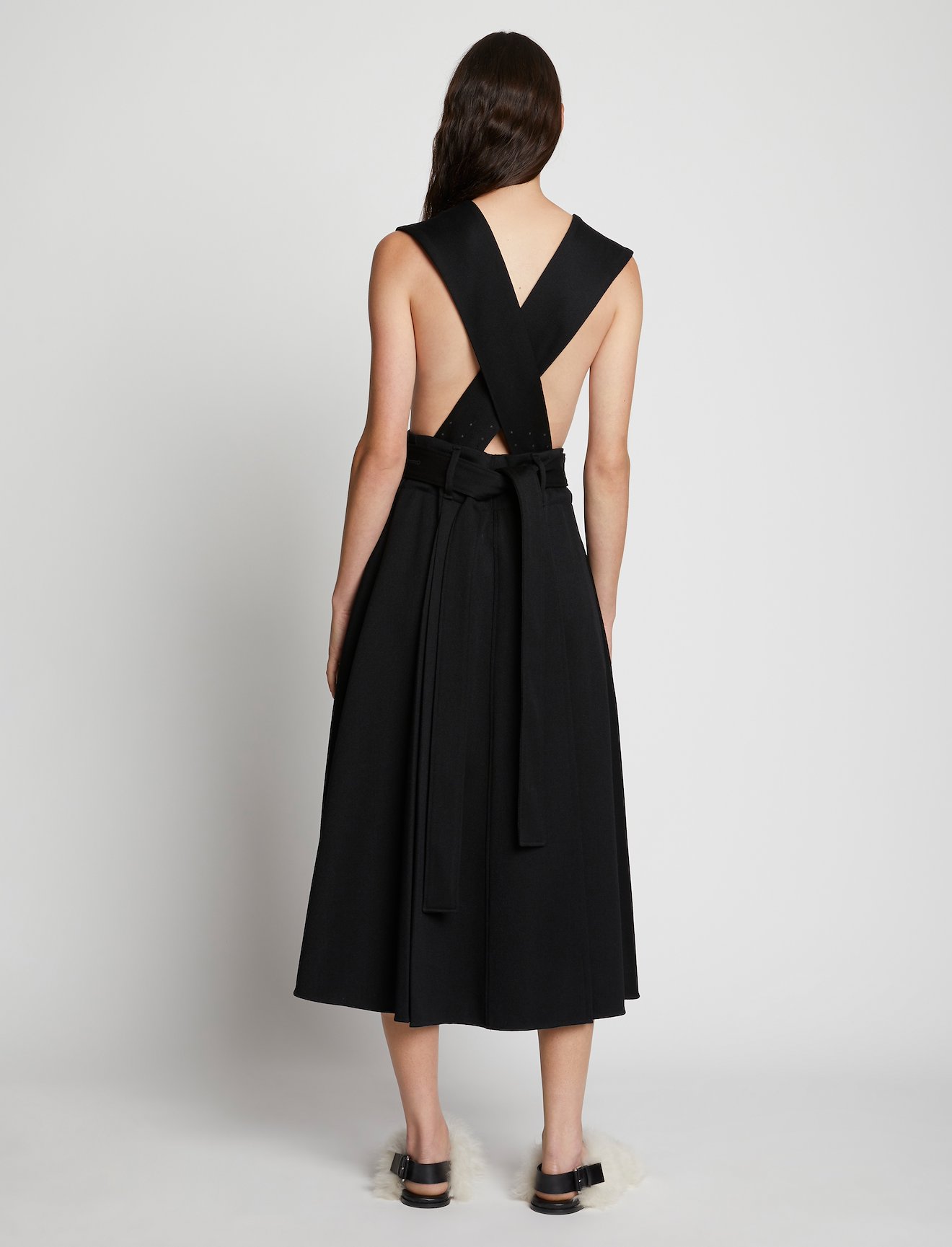 Wool Twill Apron Dress #2