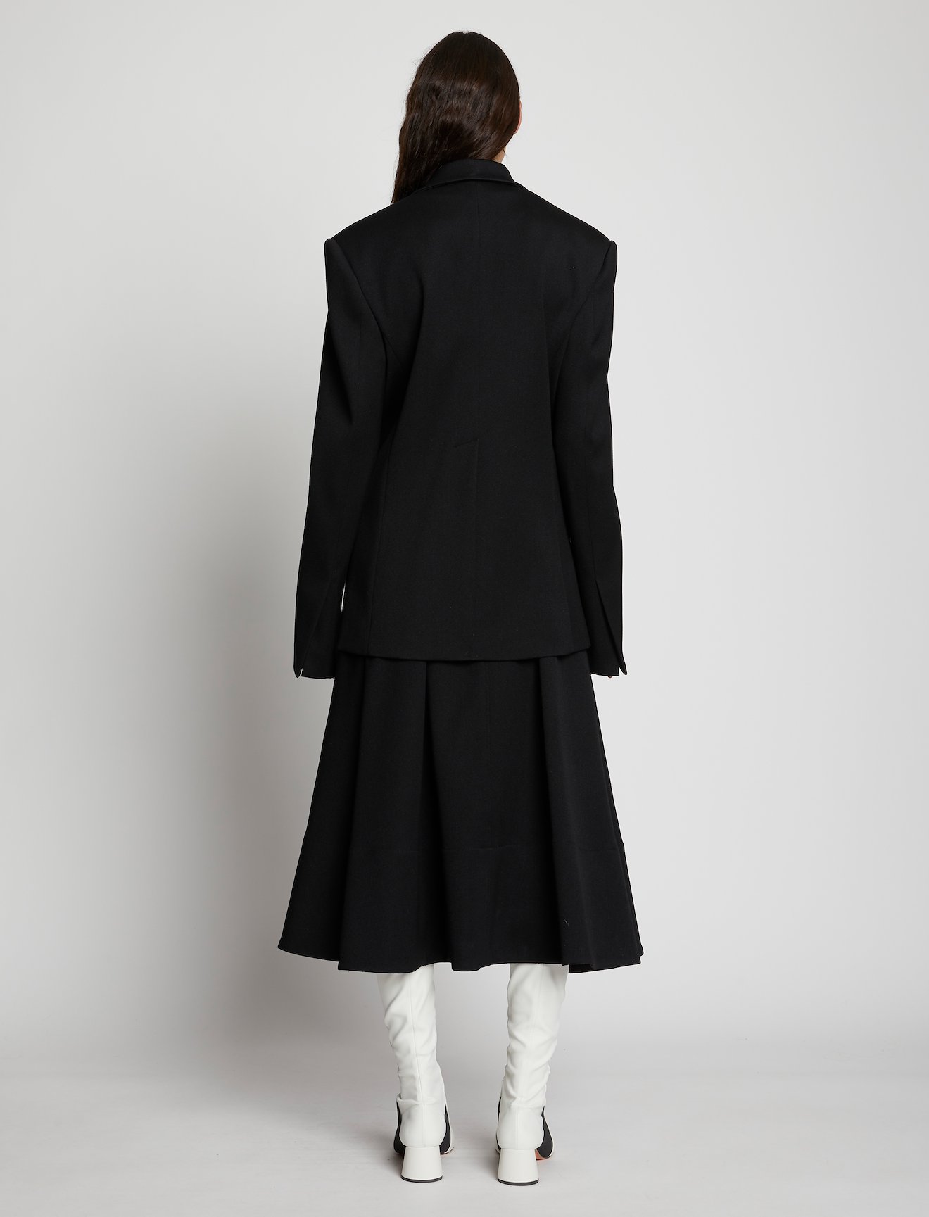 Wool Twill Double Breasted Blazer #2