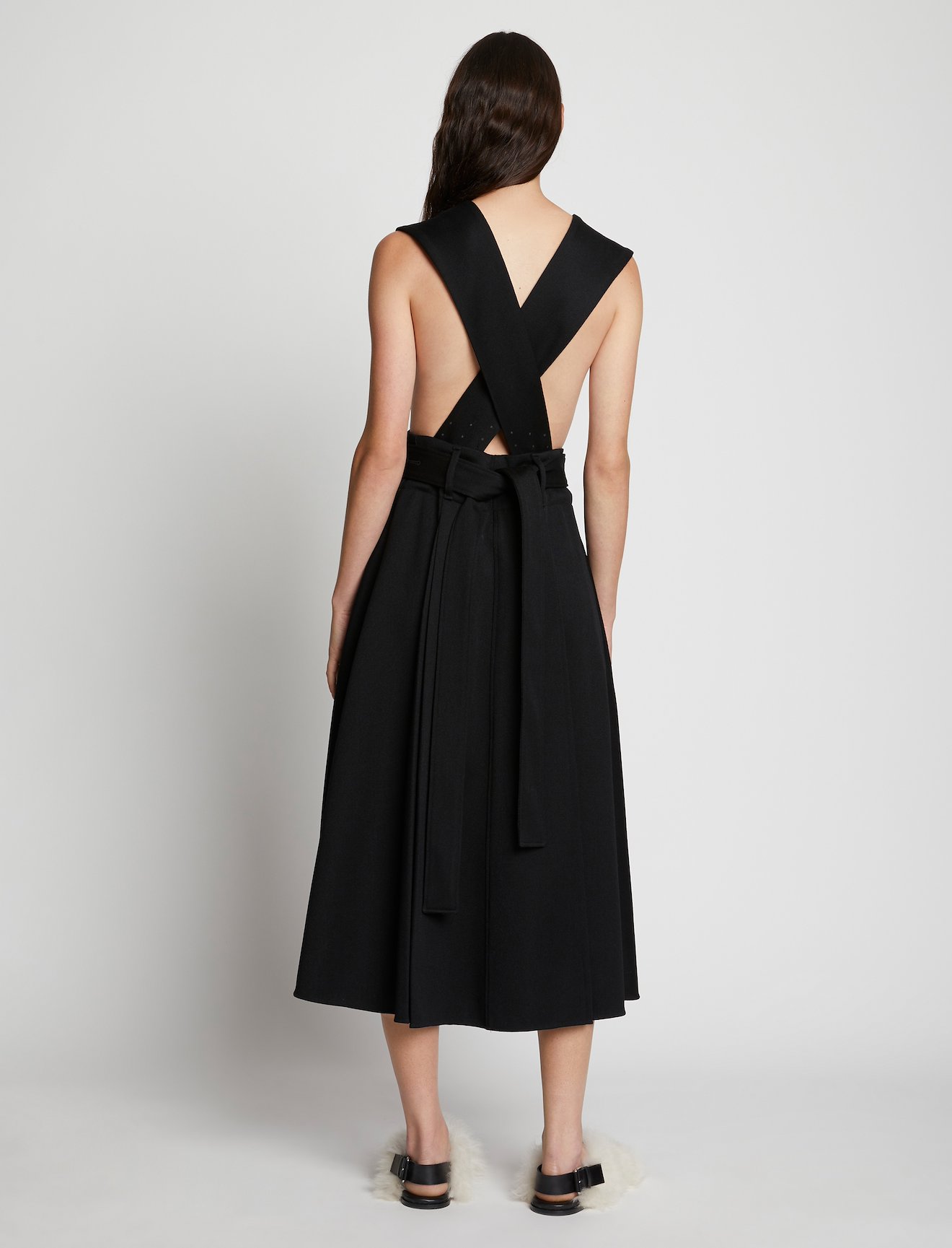 Wool Twill Pinafore Dress #2