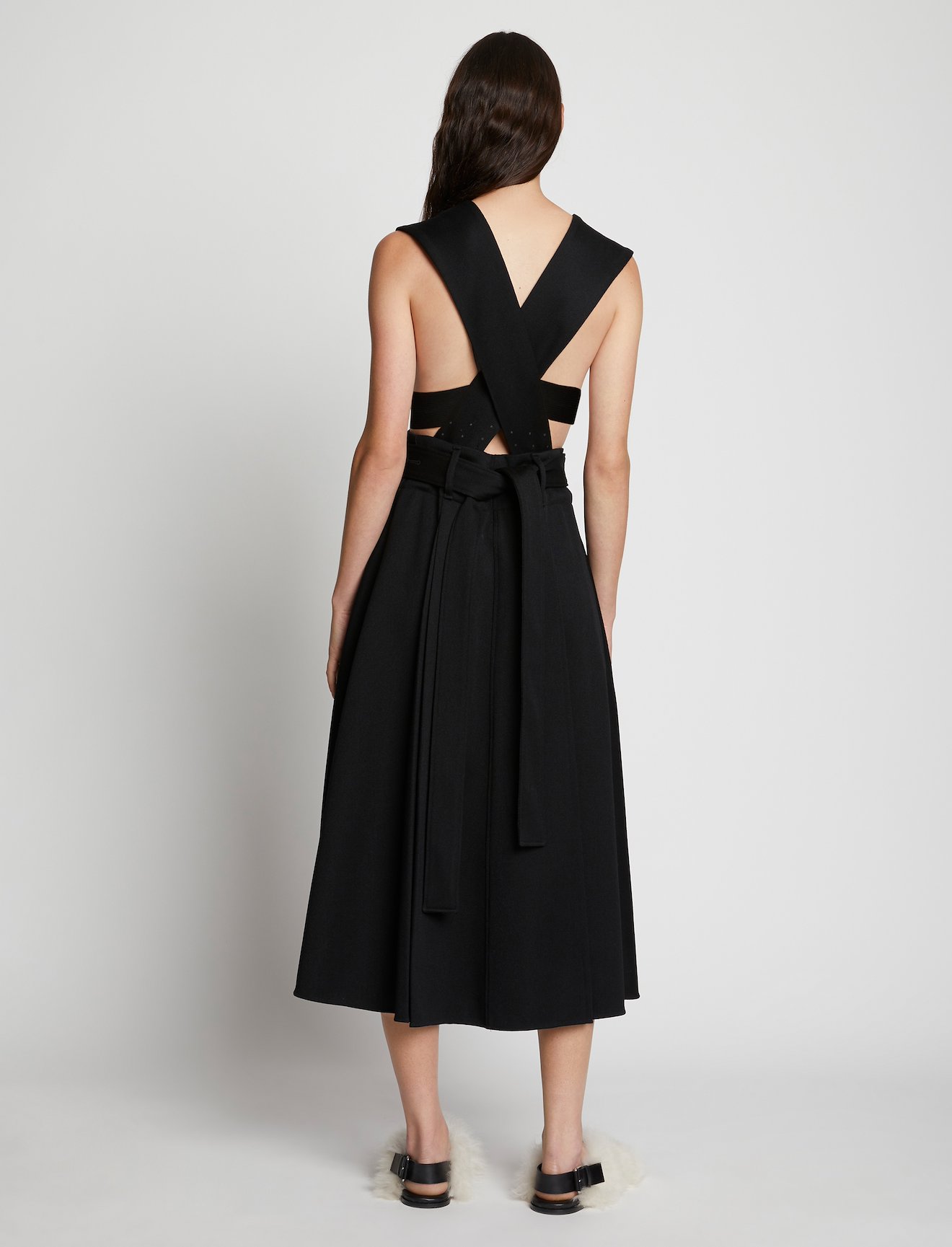 Wool Twill Pinafore Dress #2