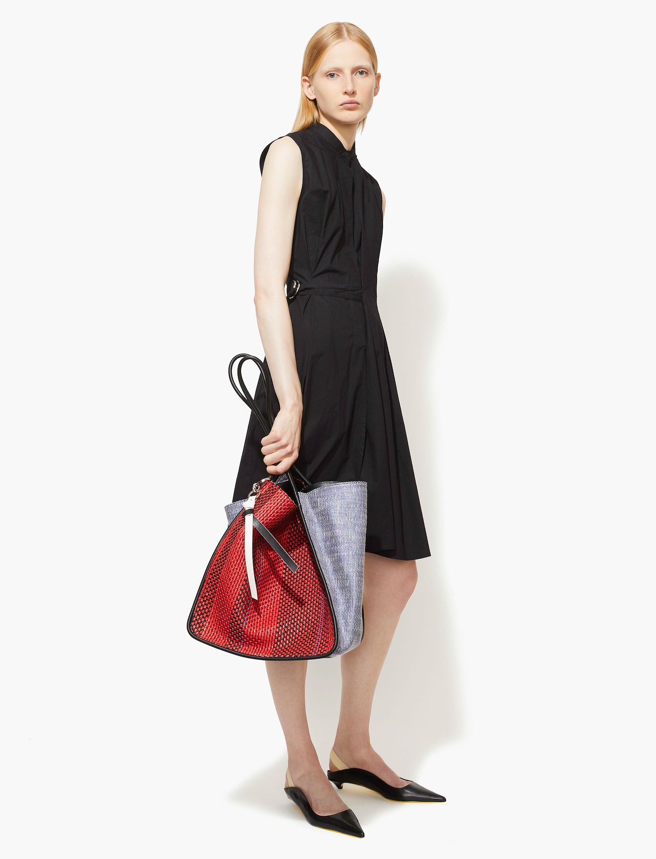 woven panelled XL tote bag #2