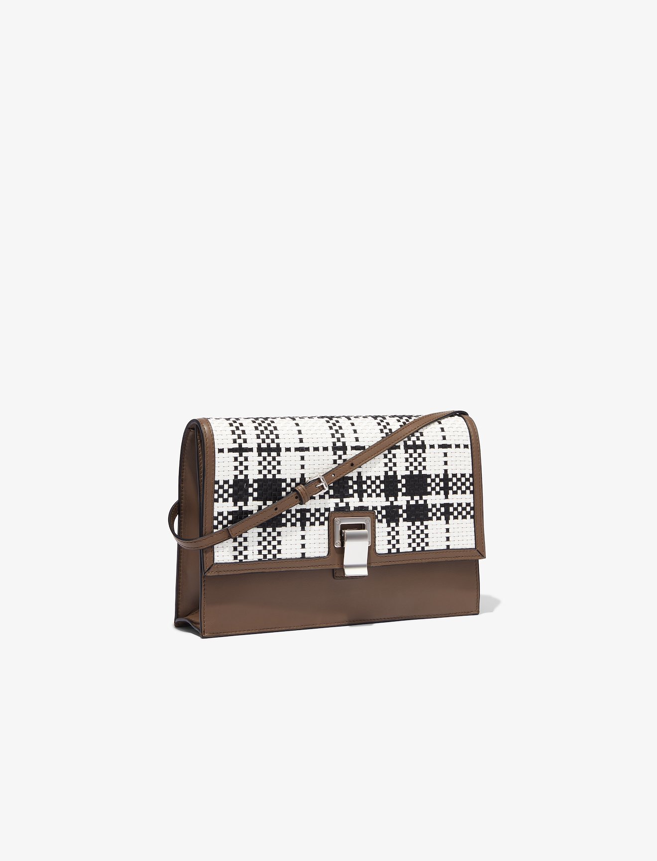 Woven Plaid Lunch Bag #1