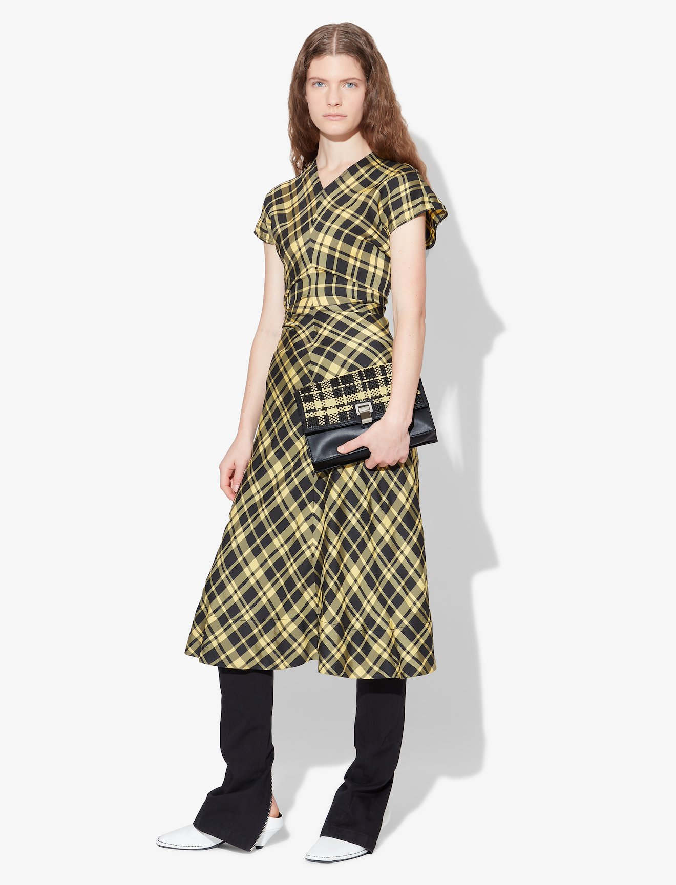 Woven Plaid Lunch Bag #2