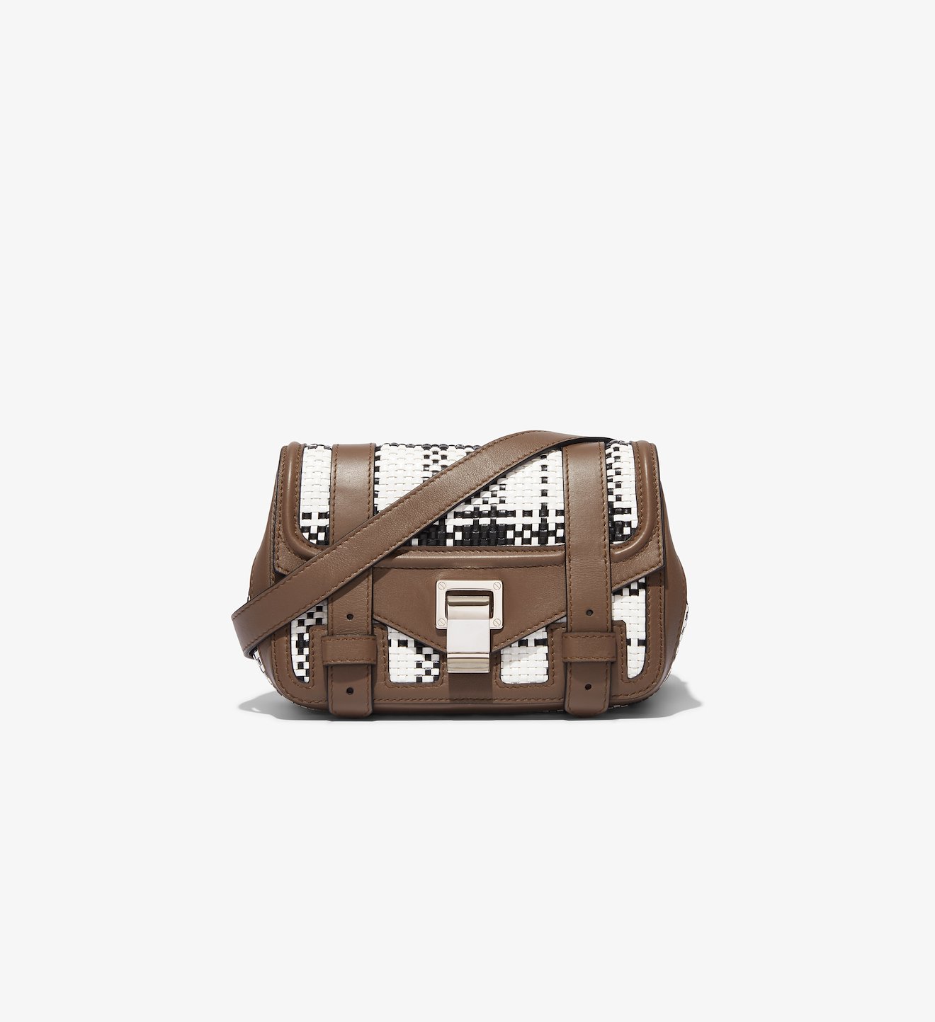 Woven Plaid PS1+ Mini Crossbody