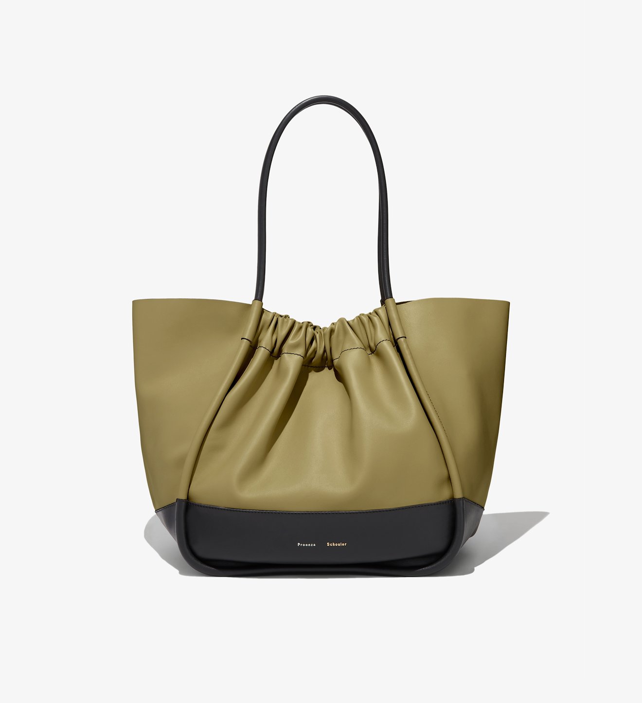 XL Colorblock Ruched Tote