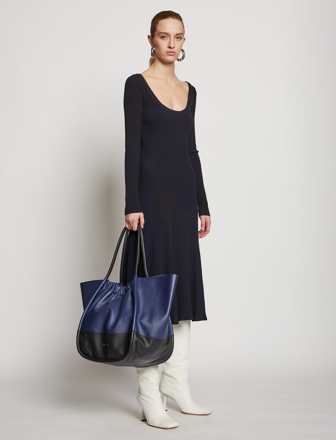 XL Colorblock Ruched Tote #2
