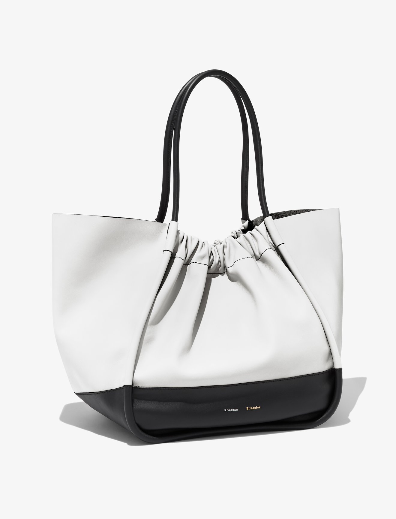 XL Colorblock Ruched Tote #1