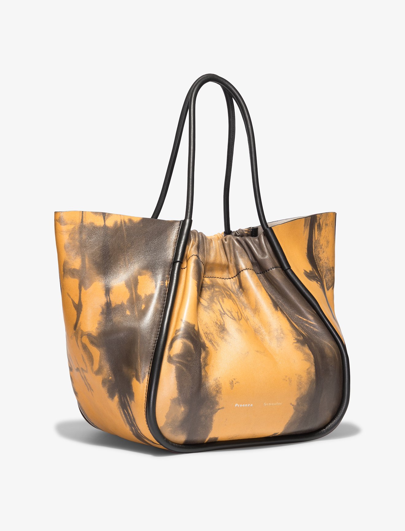XL Tie Dye Ruched Tote #1